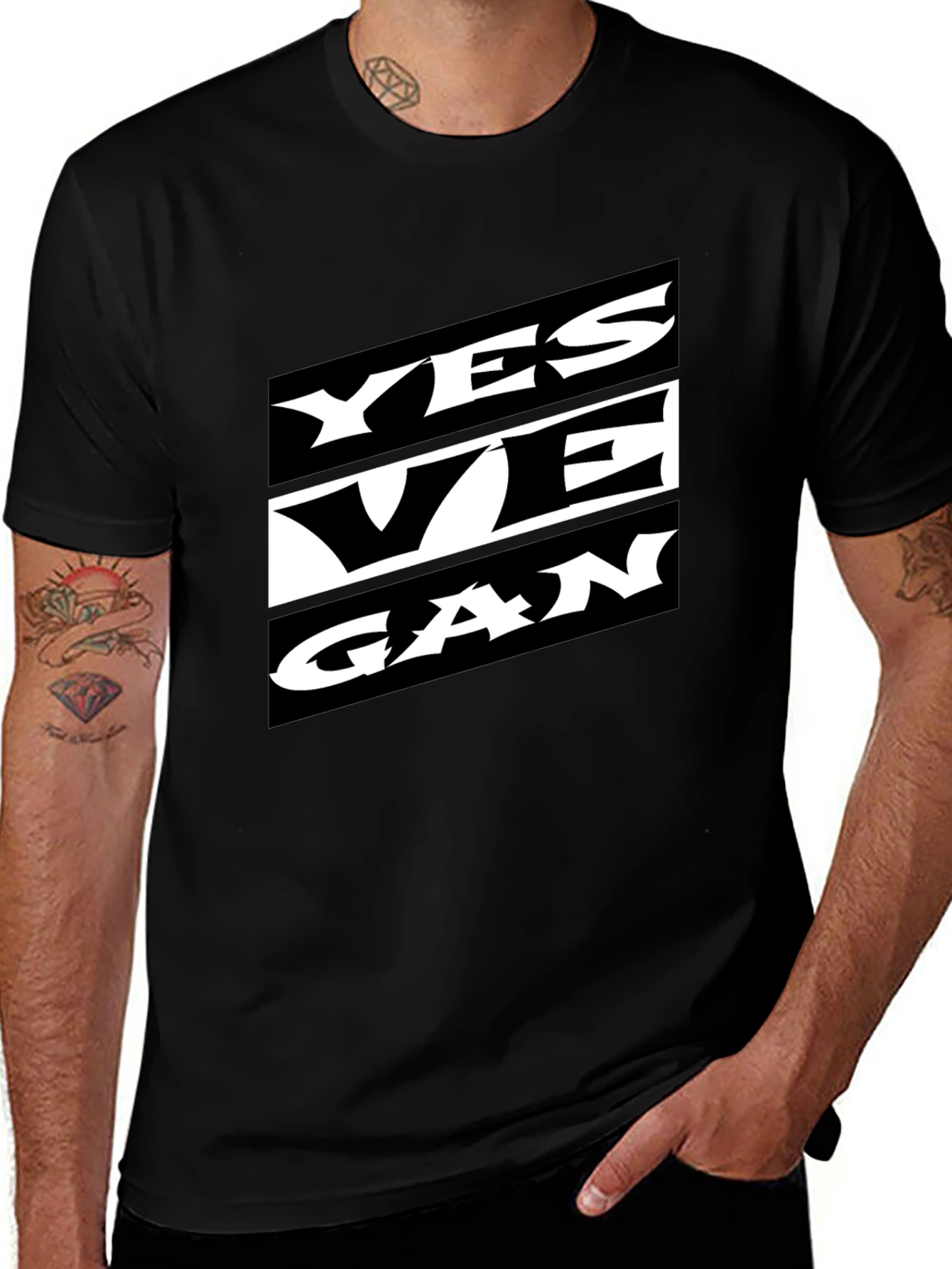 Yes We Can Graphic Tee - Black