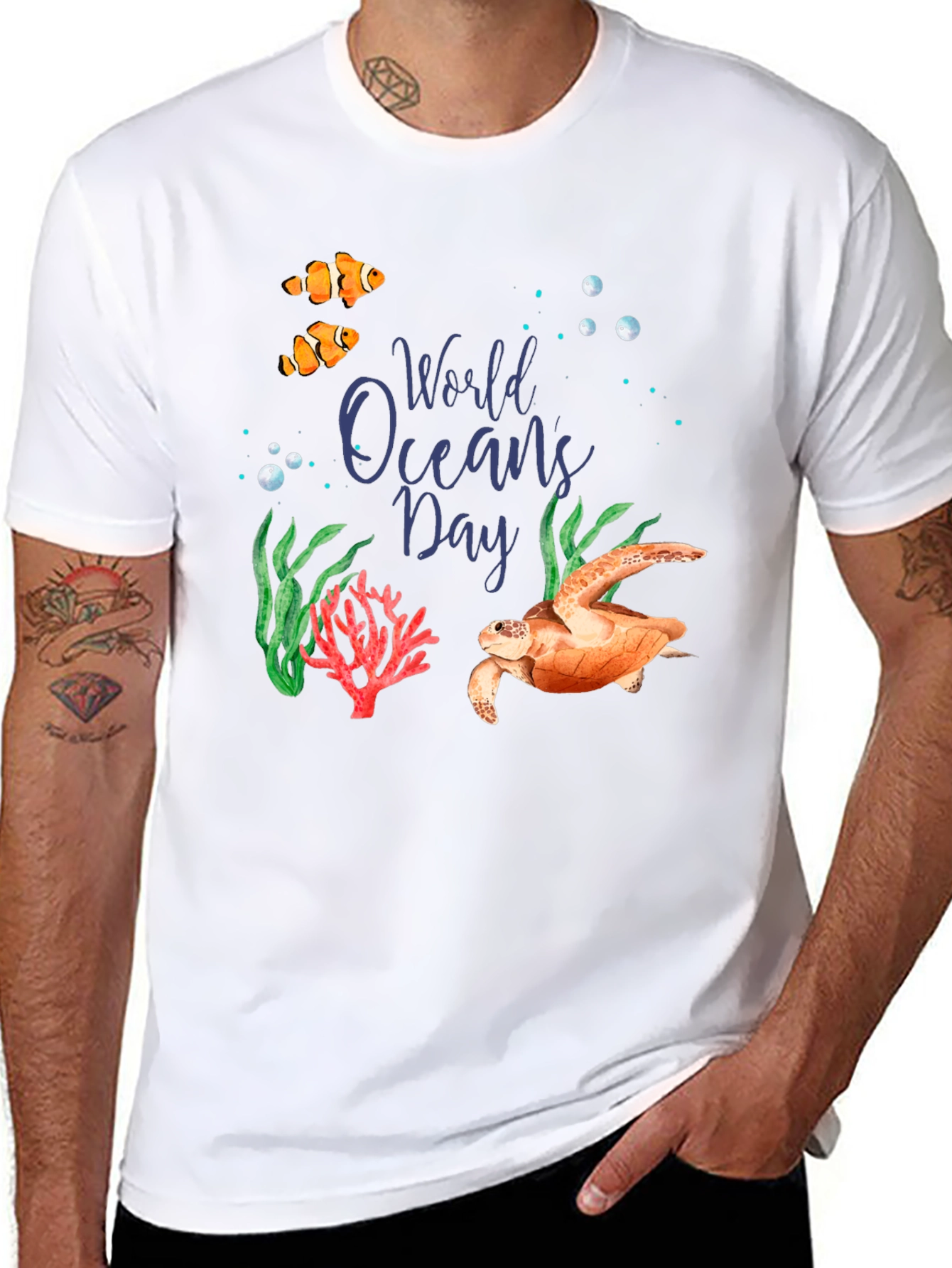 World Oceans Day Graphic T-Shirt