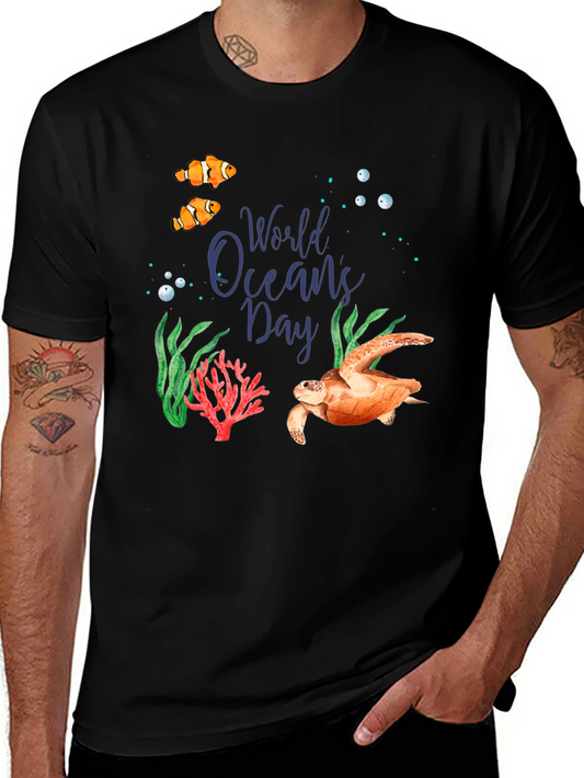 World Oceans Day Graphic T-Shirt