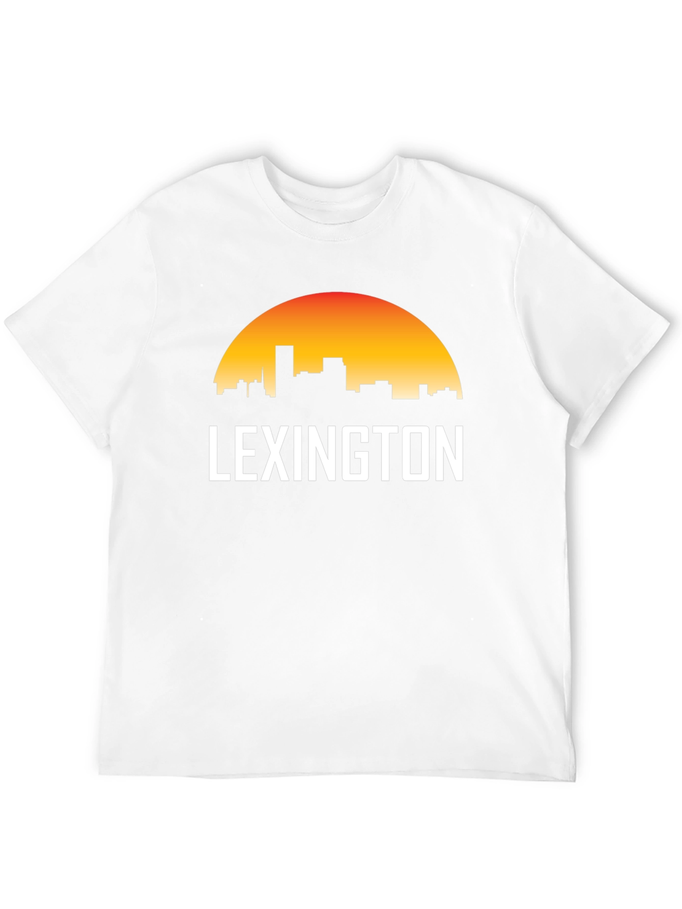 Lexington Skyline Graphic T-Shirt - Retro Sunset Tee