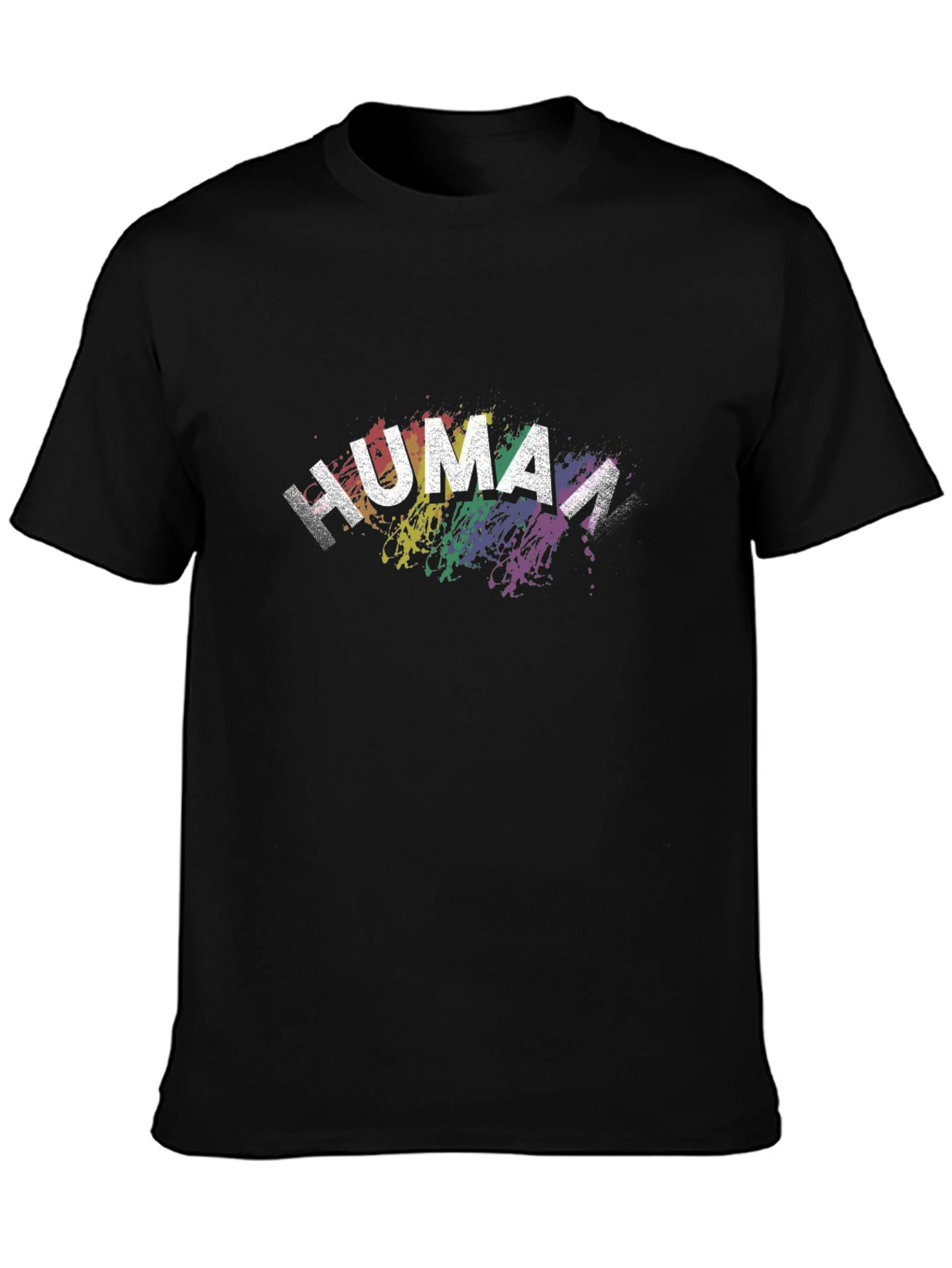 Rainbow Human Pride T-Shirt