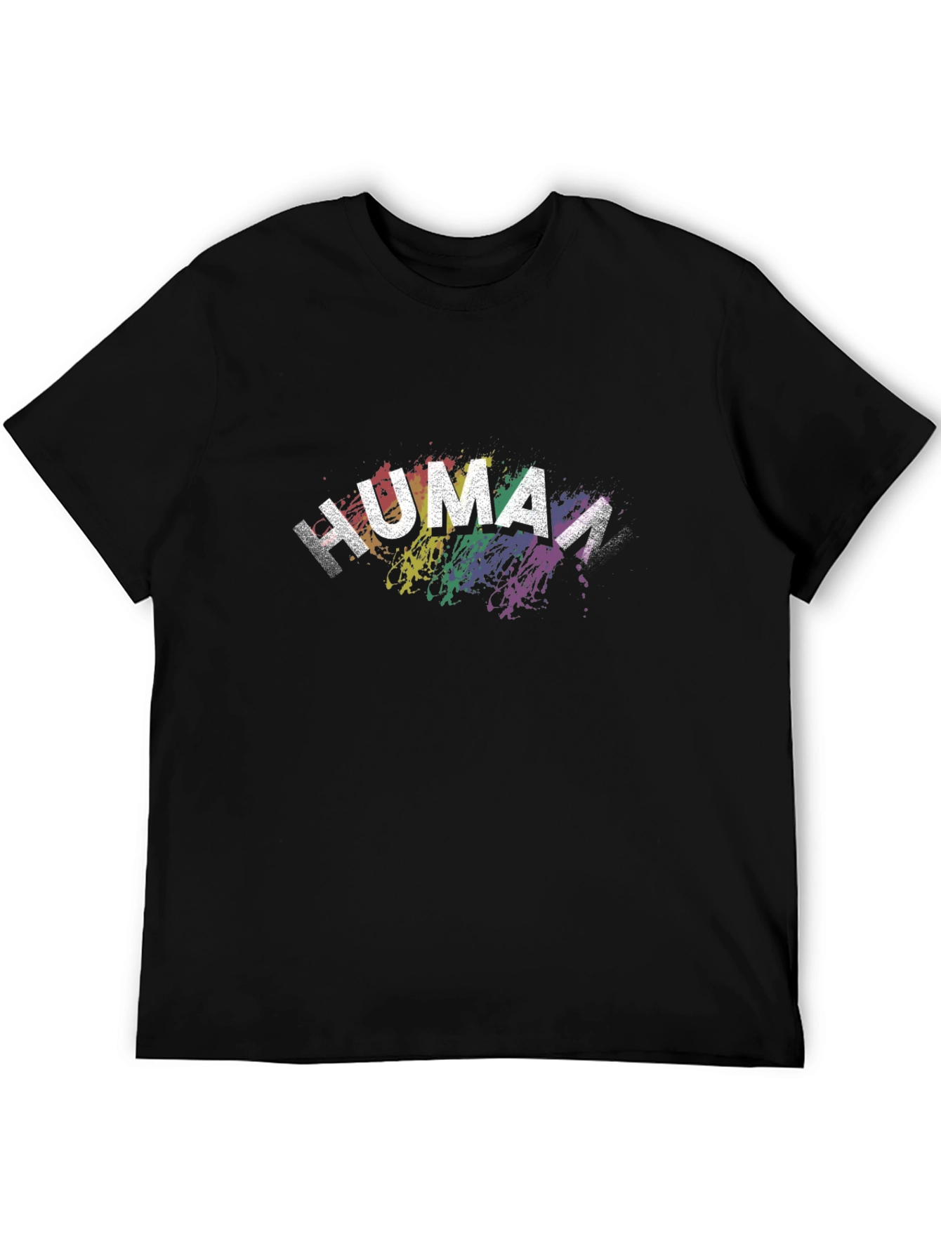 Rainbow Human Pride T-Shirt