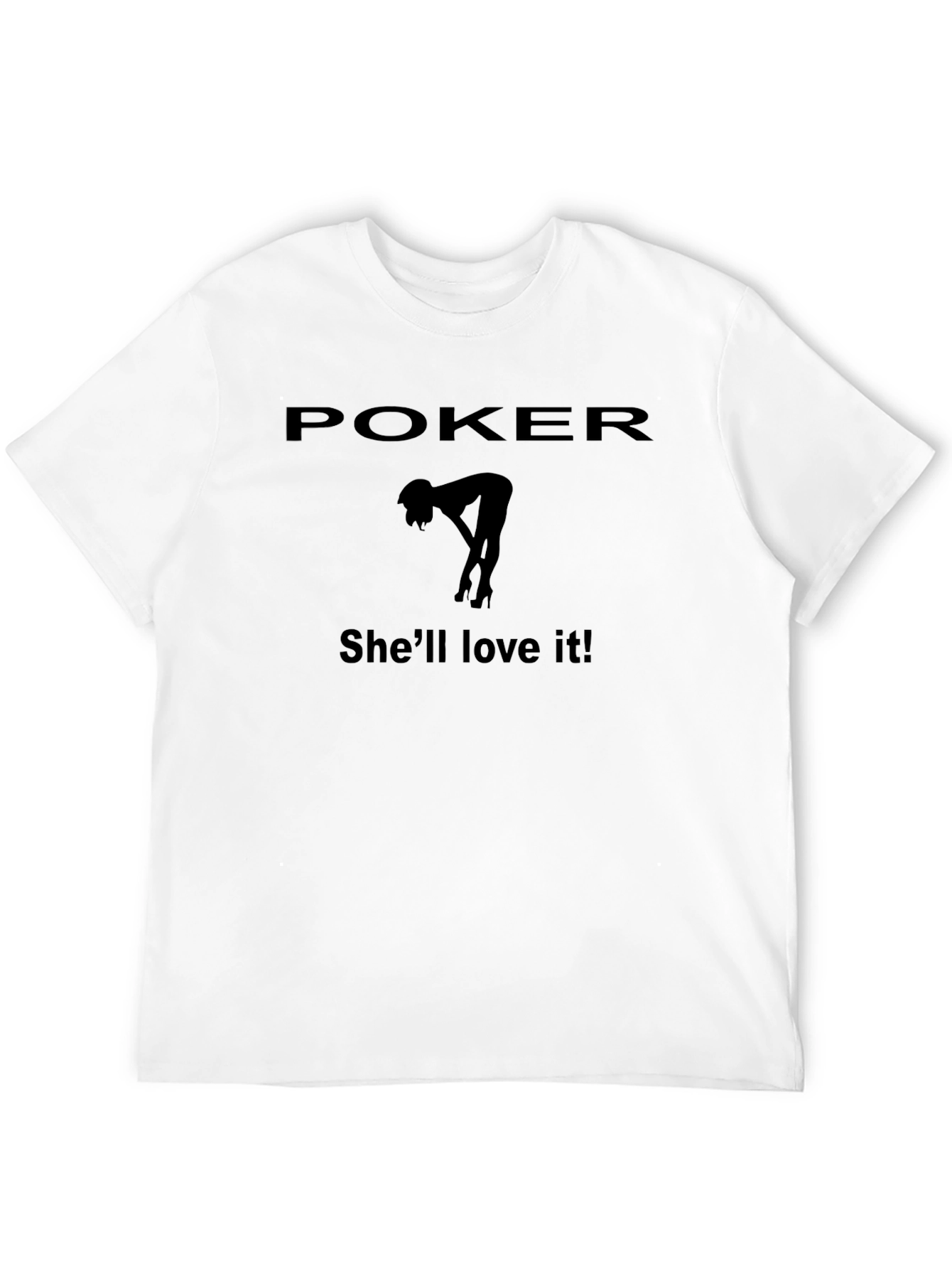 Poker Shell Love It! Black T-Shirt