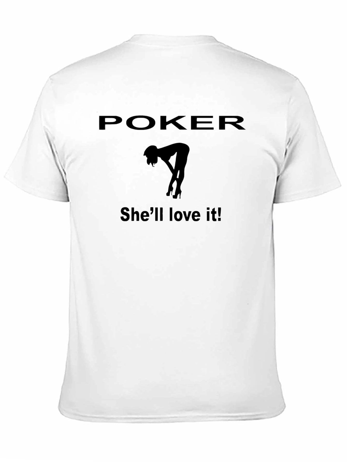 Poker Shell Love It! Black T-Shirt