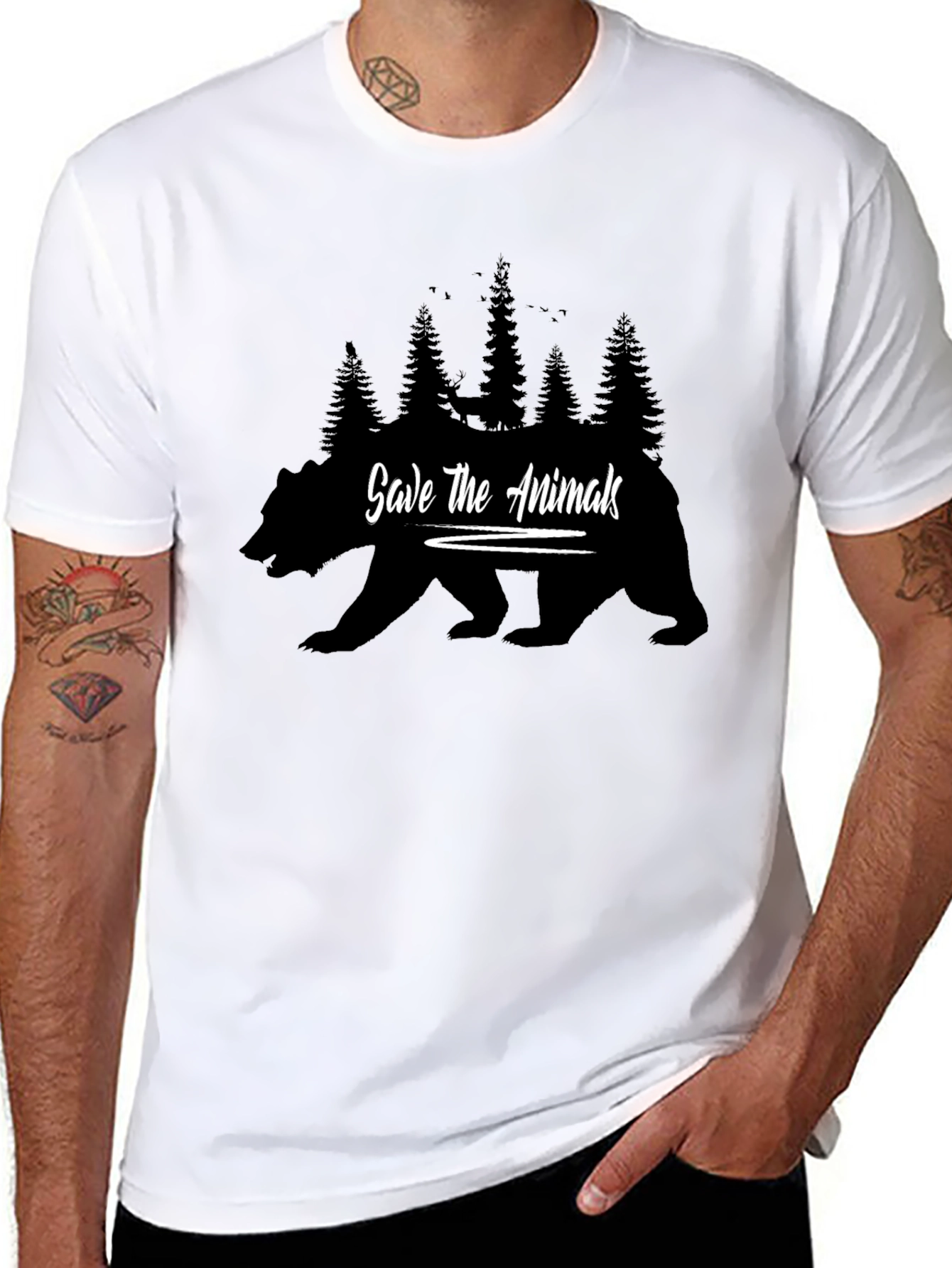 Save The Animals Graphic Tee