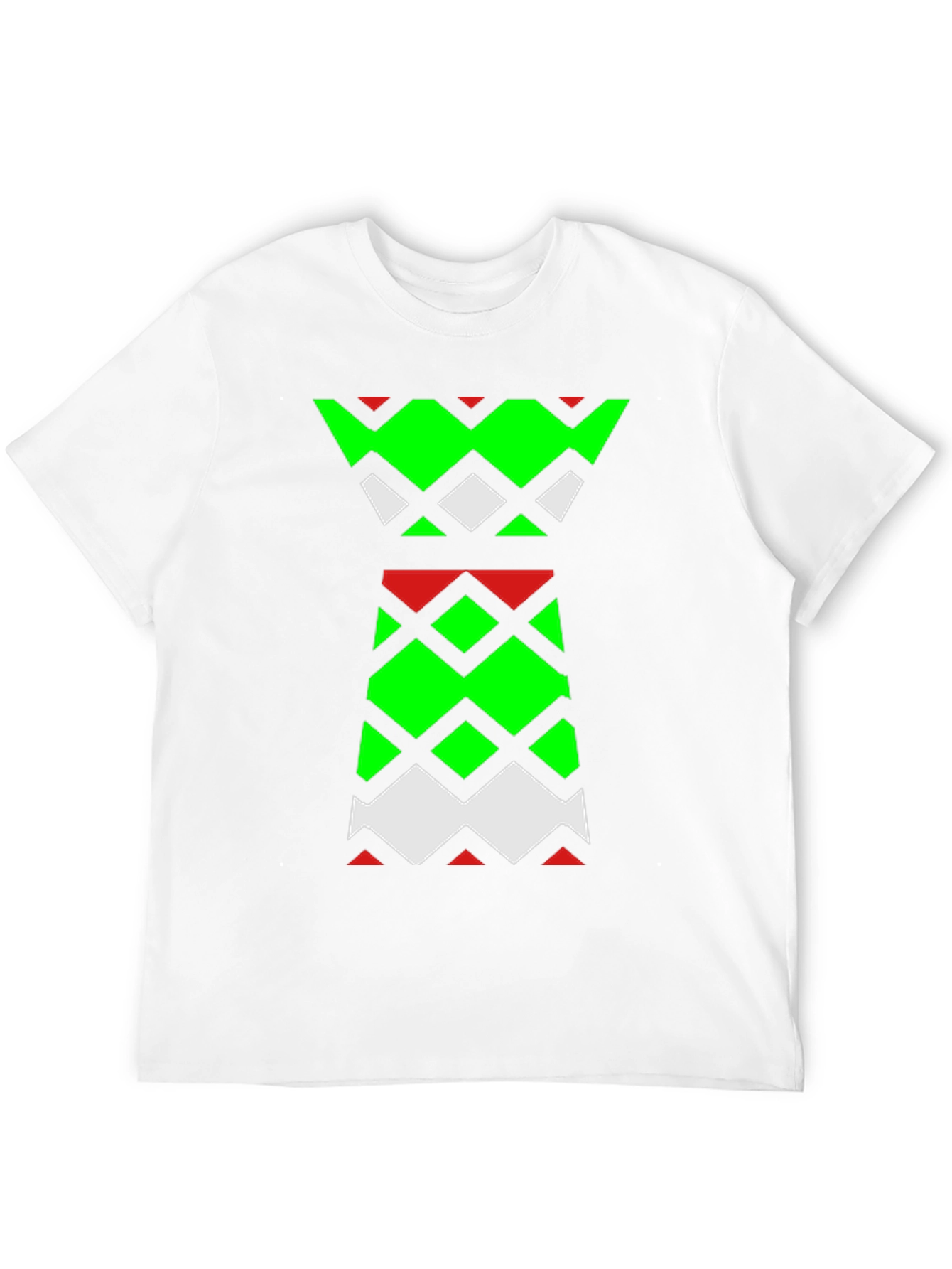 Geometric Pattern Tee - Modern Statement Shirt