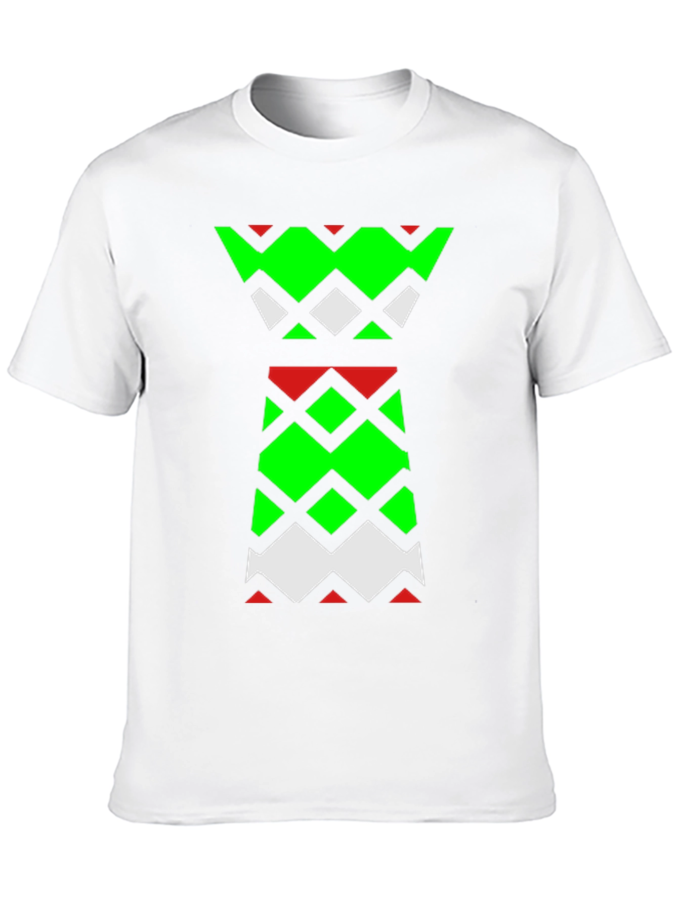 Geometric Pattern Tee - Modern Statement Shirt