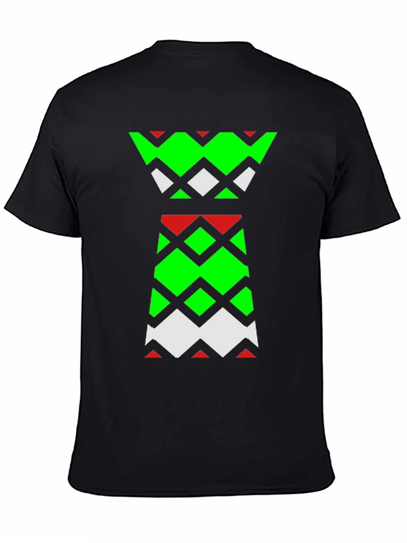 Geometric Pattern Tee - Modern Statement Shirt