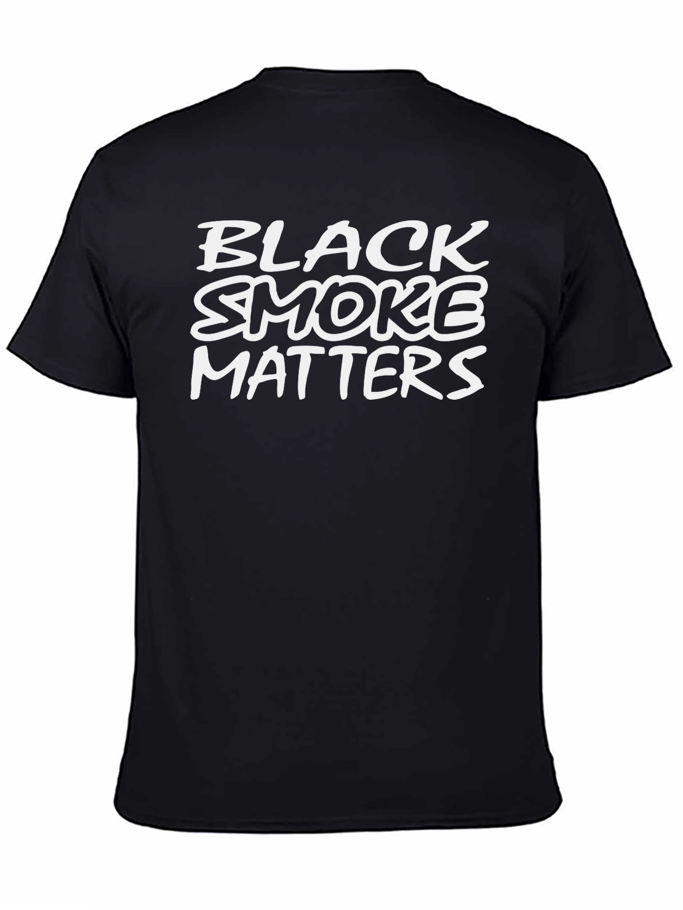 Black Smoke Matters Graphic Tee - Mens Black T-Shirt