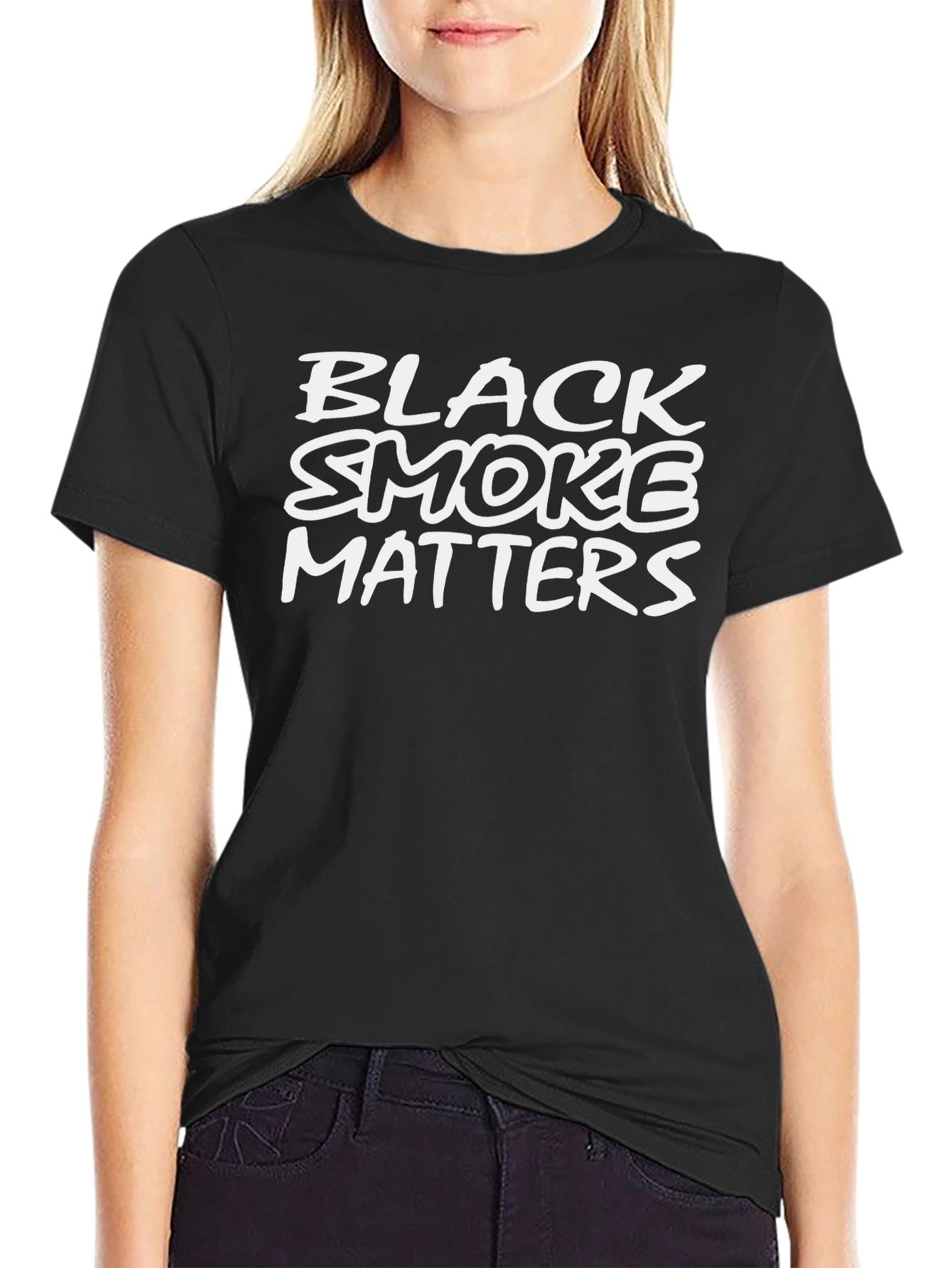 Black Smoke Matters Graphic Tee - Mens Black T-Shirt