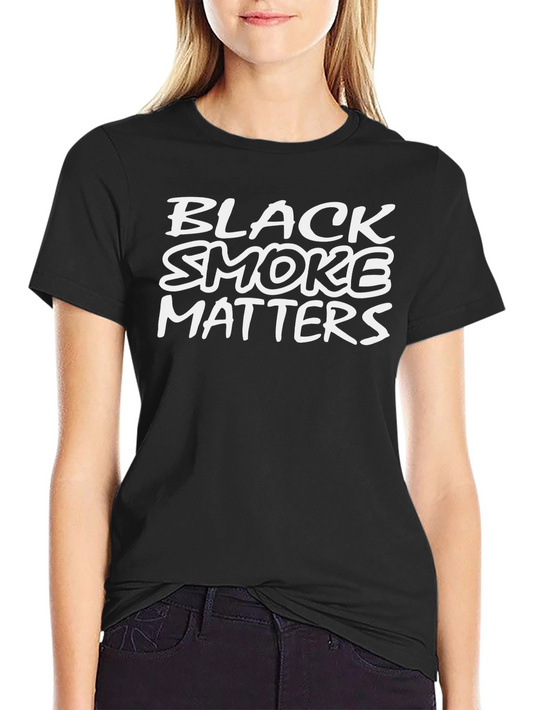 Black Smoke Matters Graphic Tee - Mens Black T-Shirt