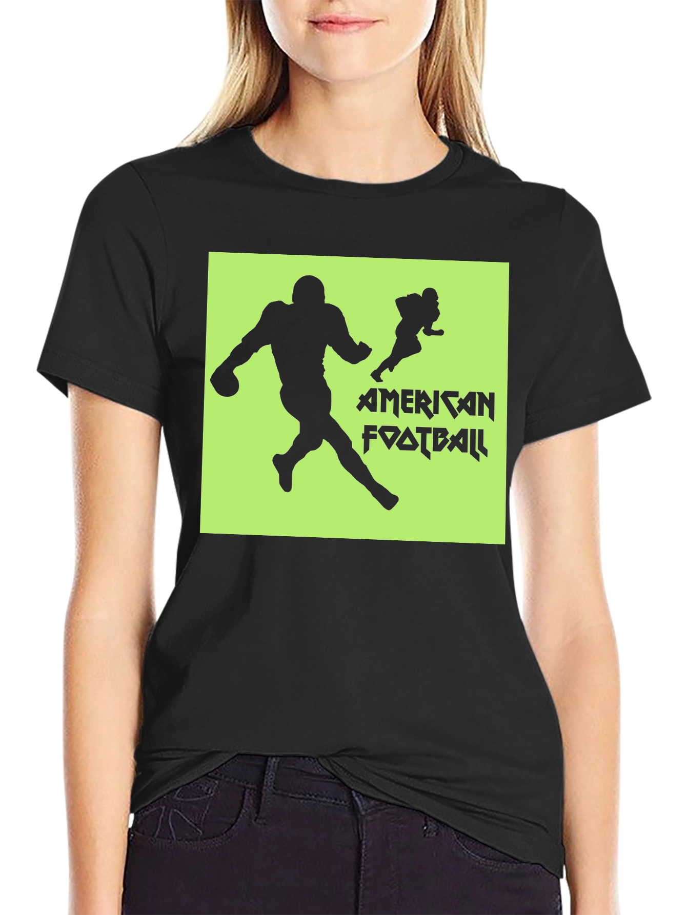 American Football Graphic Print Tee