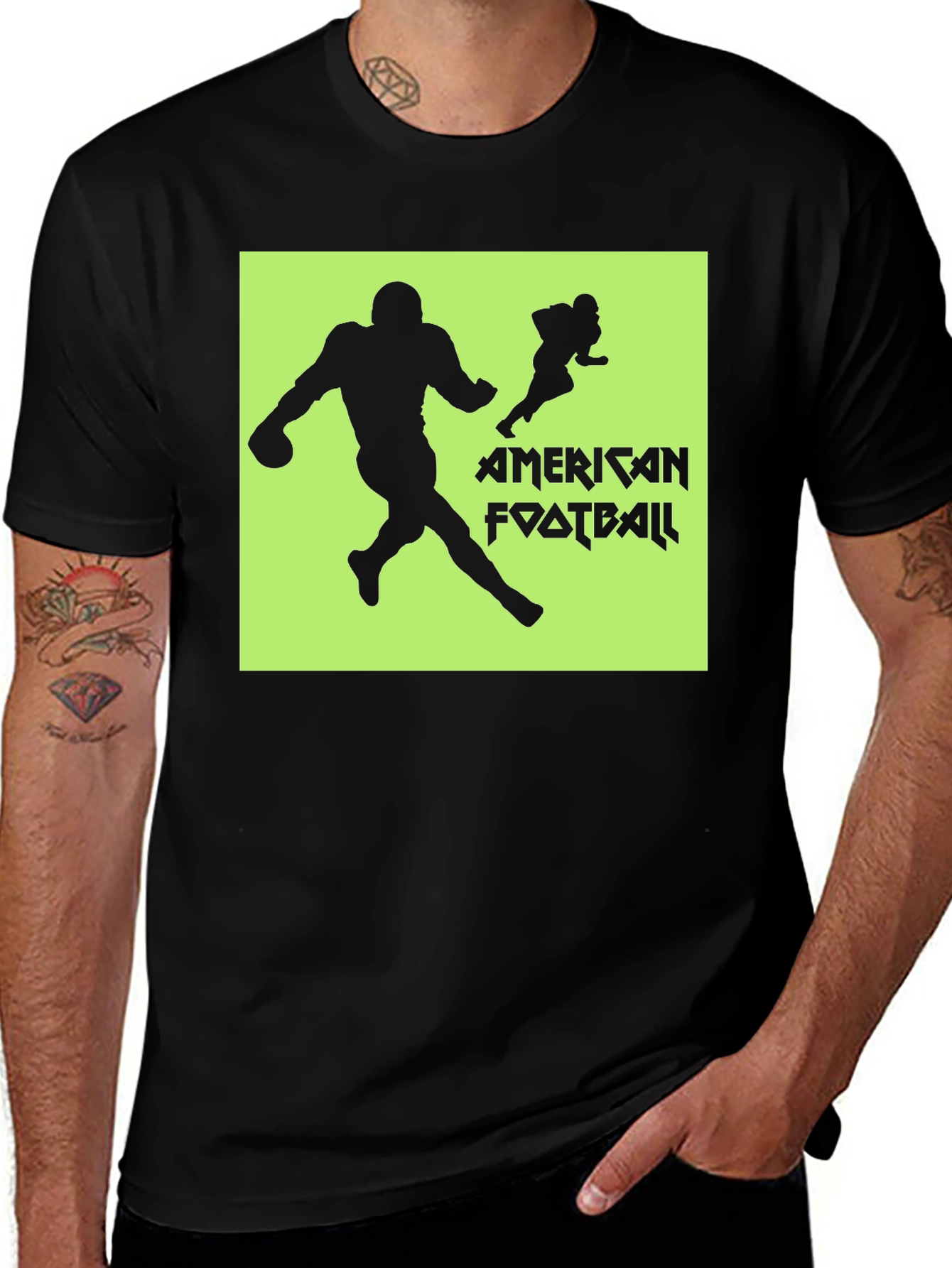 American Football Graphic Print Tee