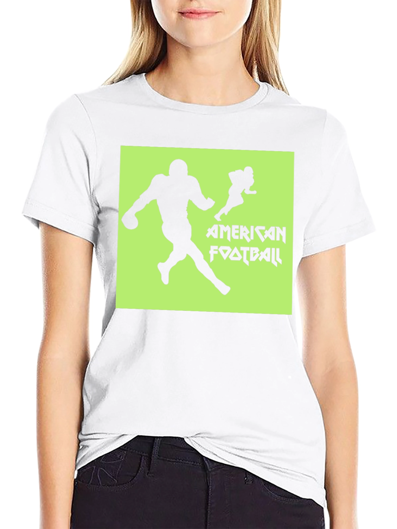 American Football Graphic Print Tee