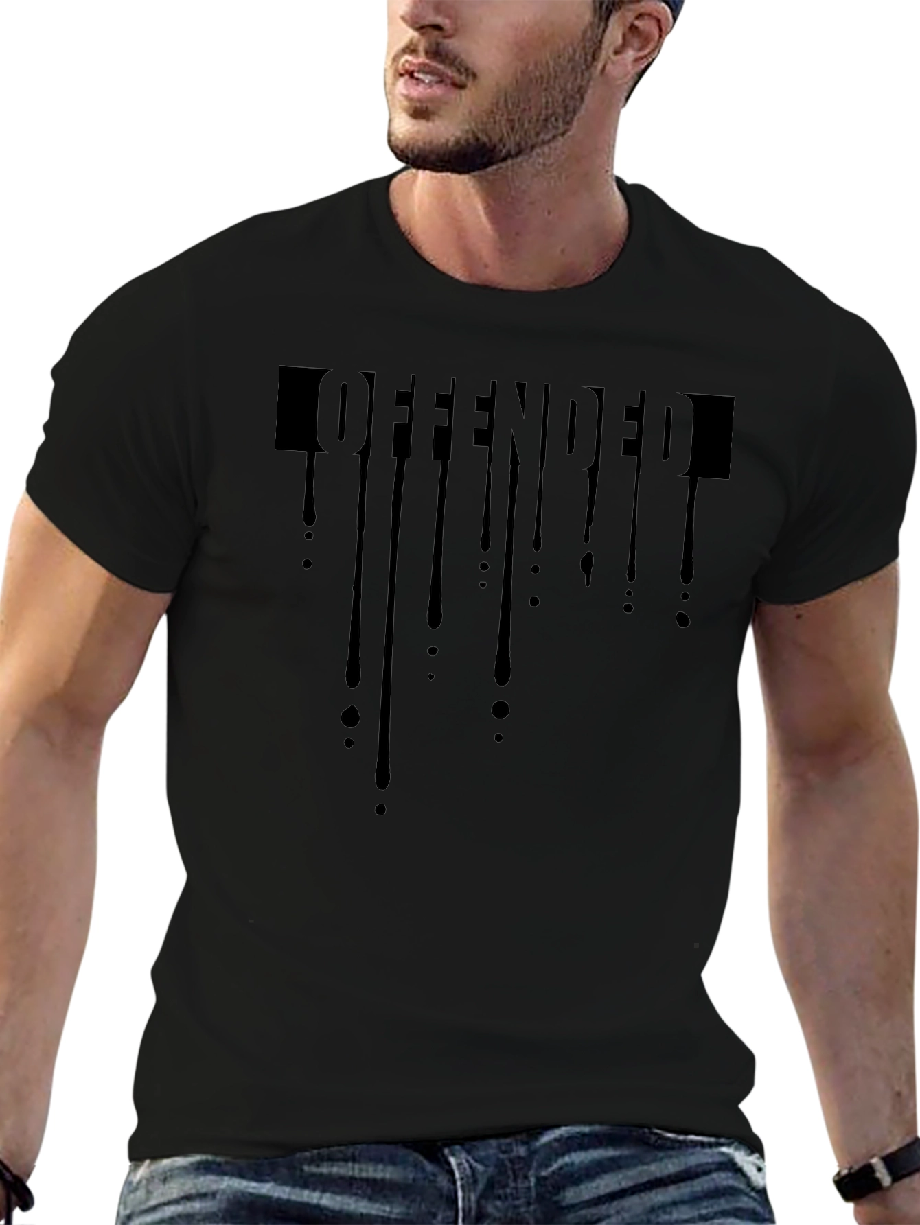 Offended Graphic Black T-Shirt