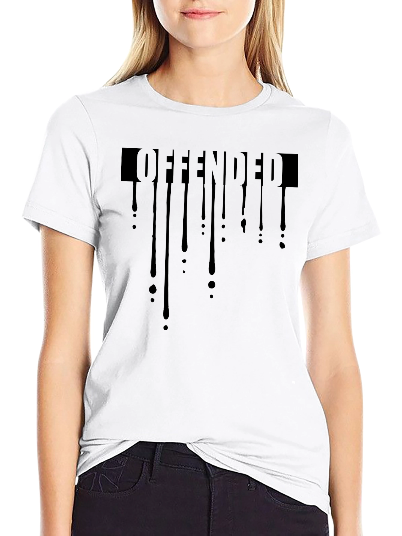 Offended Graphic Black T-Shirt
