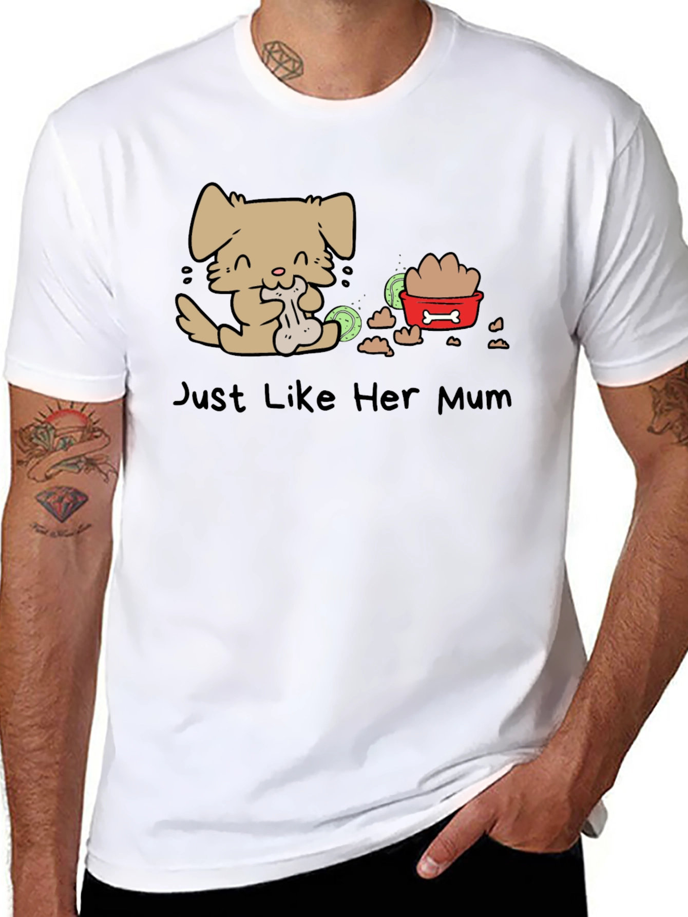 Just Like Her Mum Dog T-Shirt