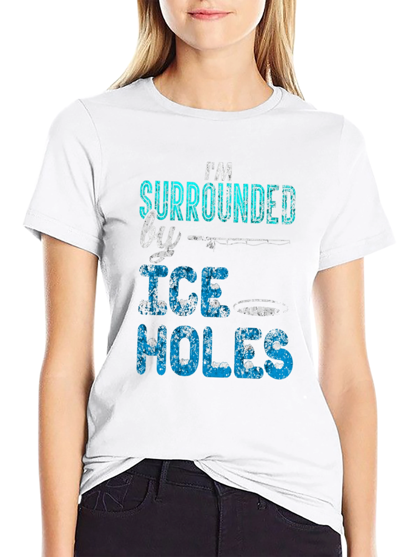 Ice Fishing Humor T-Shirt