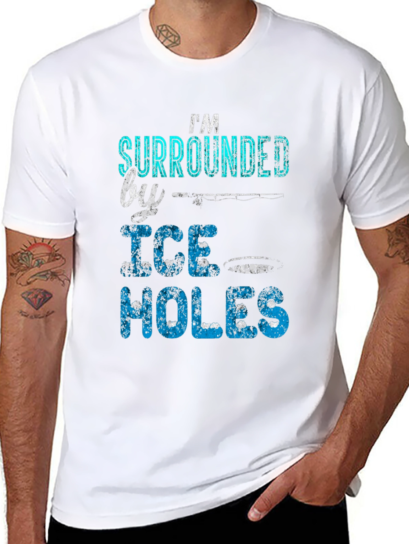 Ice Fishing Humor T-Shirt