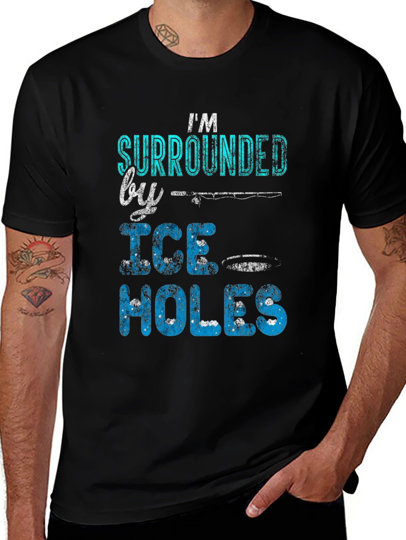 Ice Fishing Humor T-Shirt