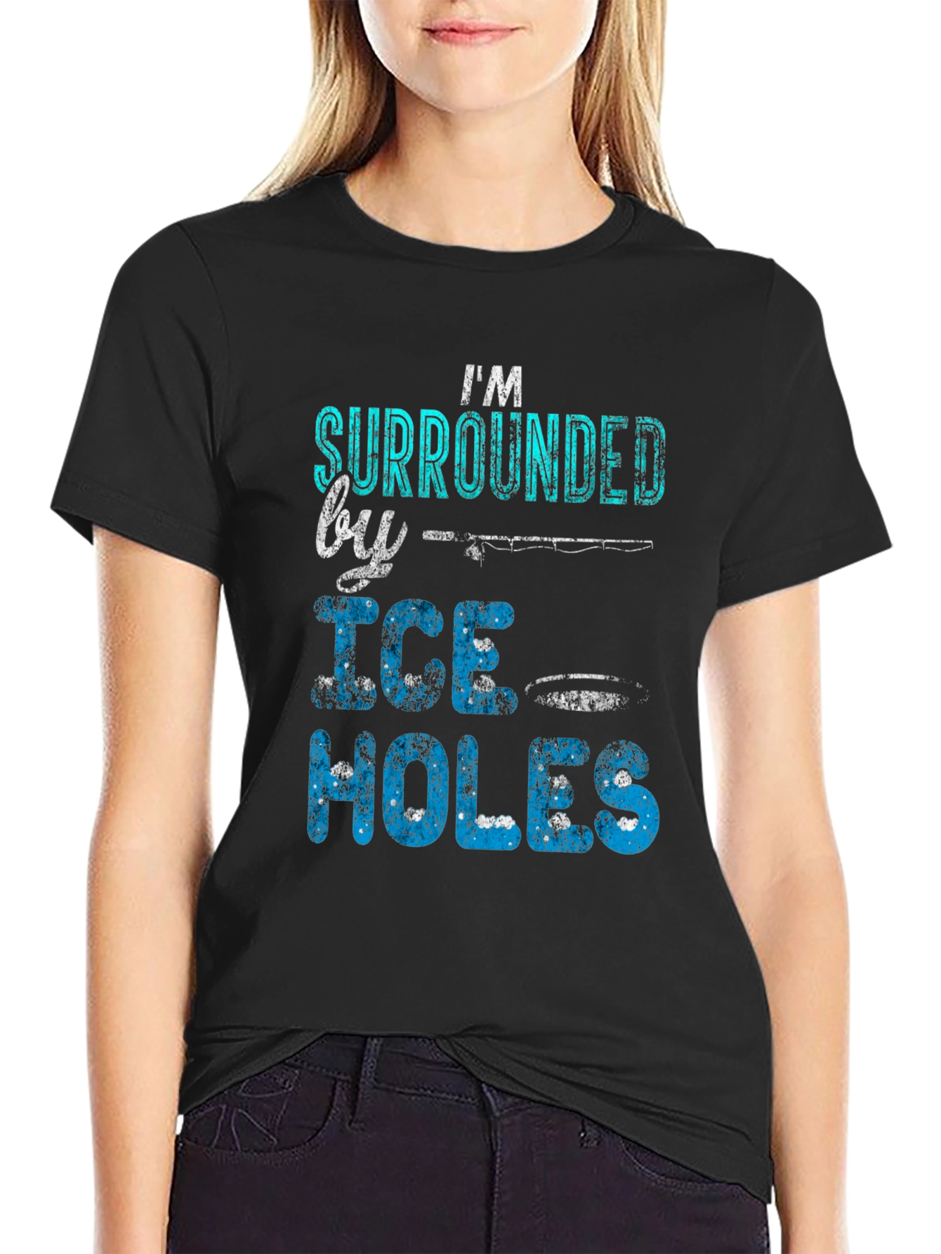 Ice Fishing Humor T-Shirt