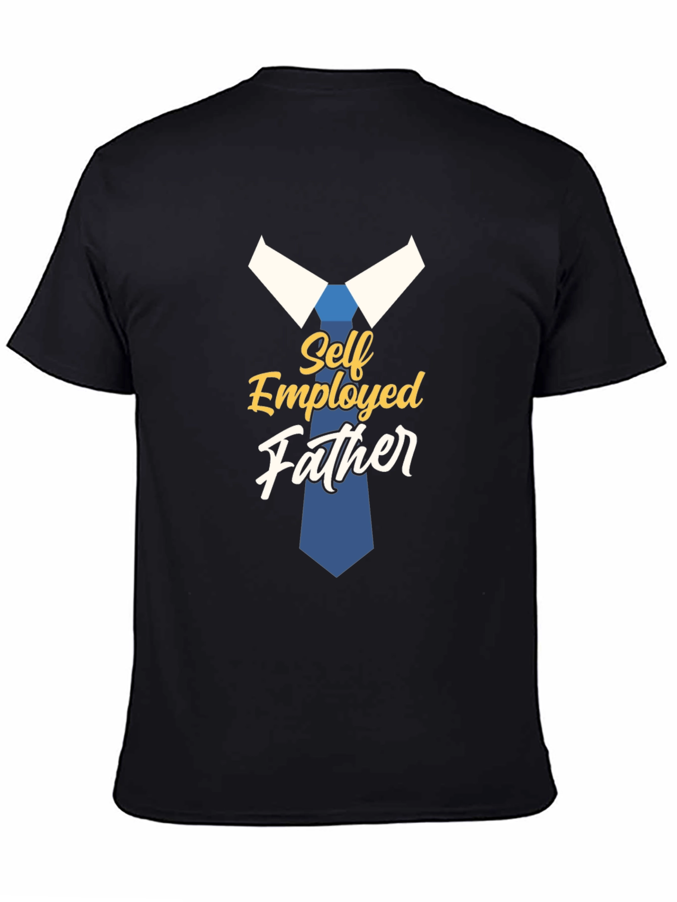 Self Employed Father Graphic Tee - Black