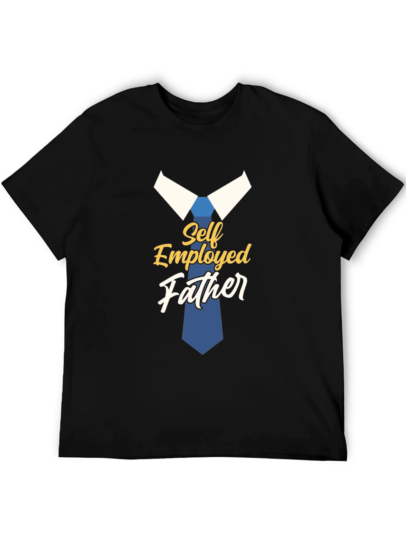 Self Employed Father Graphic Tee - Black