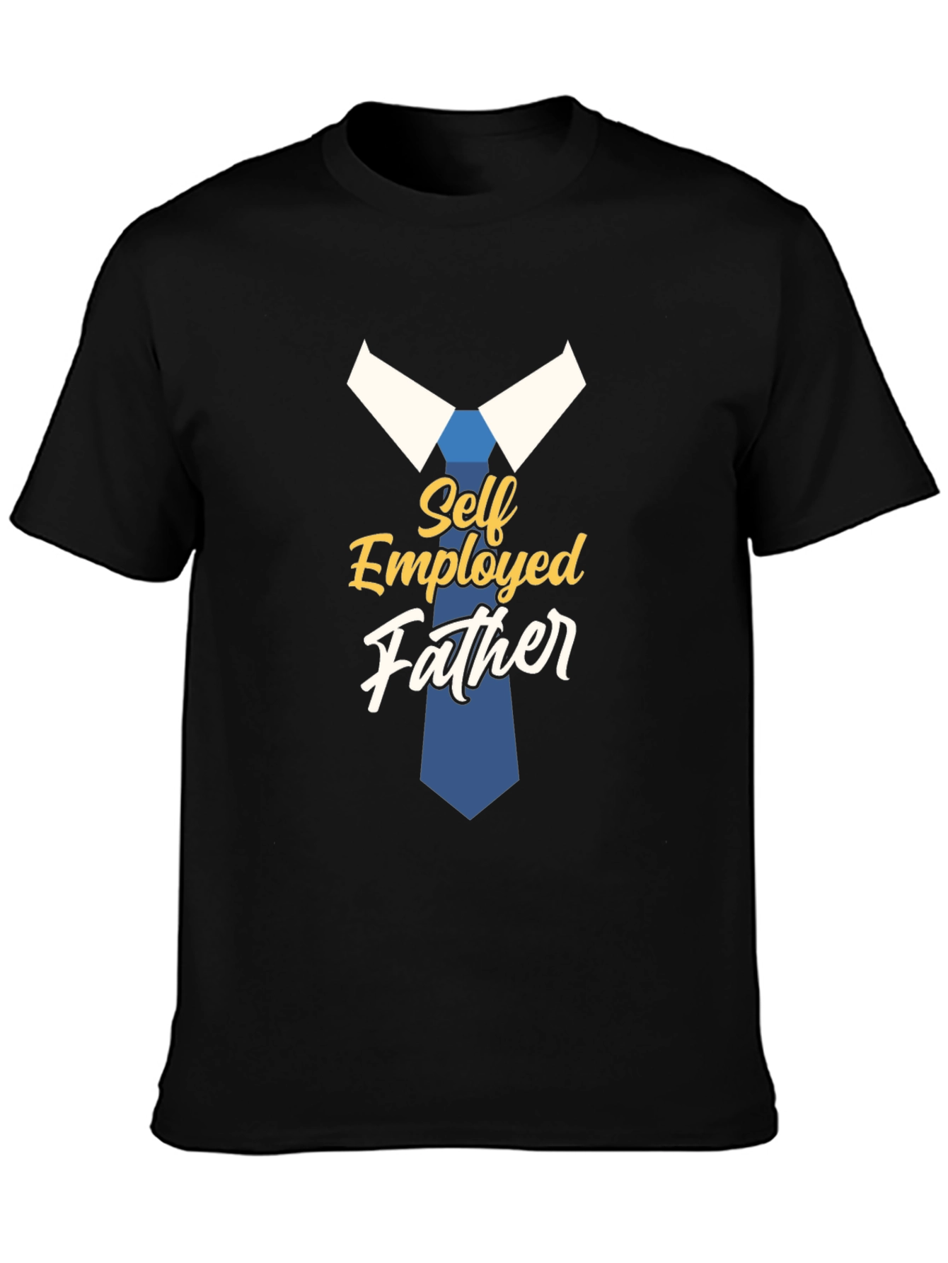 Self Employed Father Graphic Tee - Black