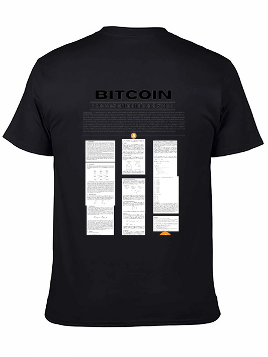 Bitcoin Whitepaper Print T-Shirt