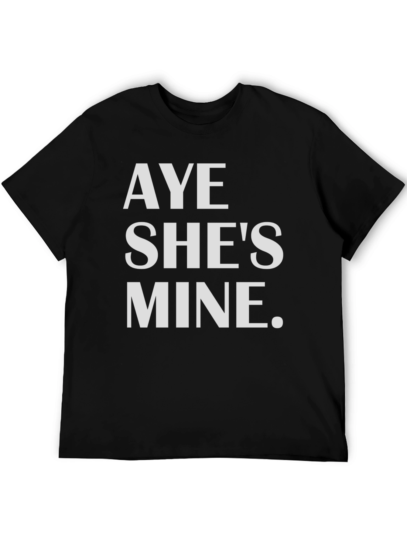 Aye Shes Mine Black Graphic Tee