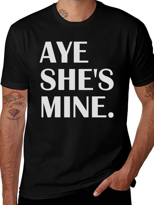 Aye Shes Mine Black Graphic Tee