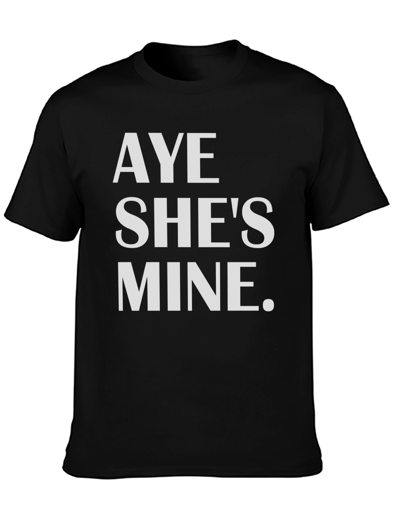 Aye Shes Mine Black Graphic Tee