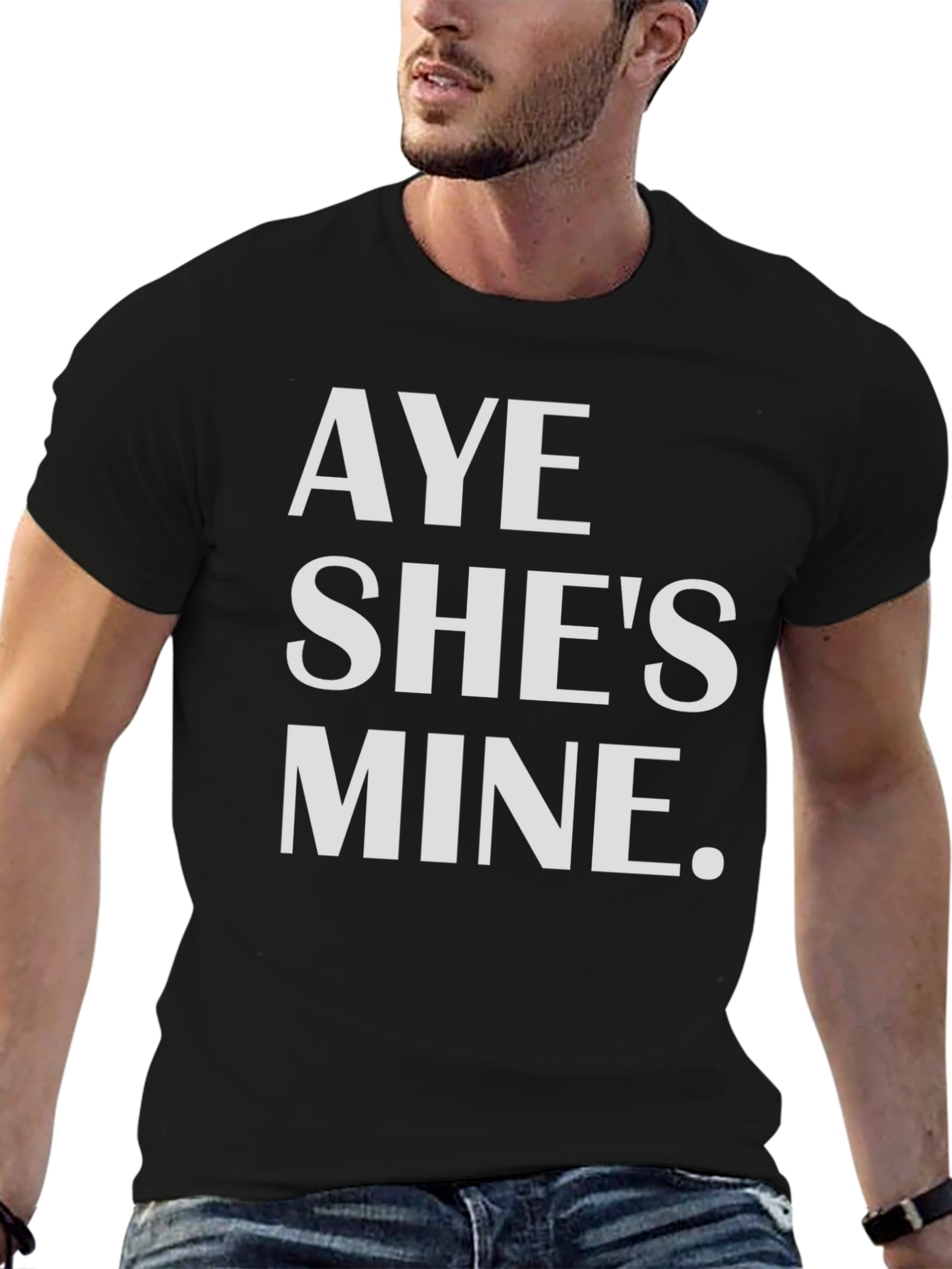 Aye Shes Mine Black Graphic Tee