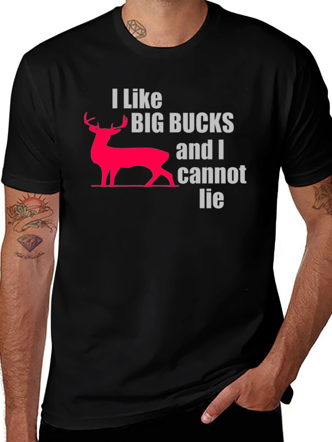 I Like Big Bucks T-Shirt - Hunting Graphic Tee