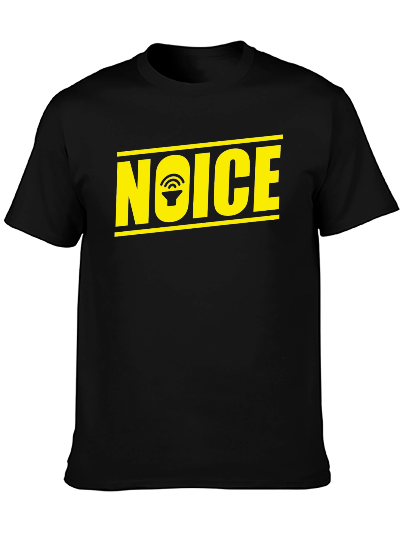 NOICE T-Shirt - Speaker Graphic Tee - Black Cotton