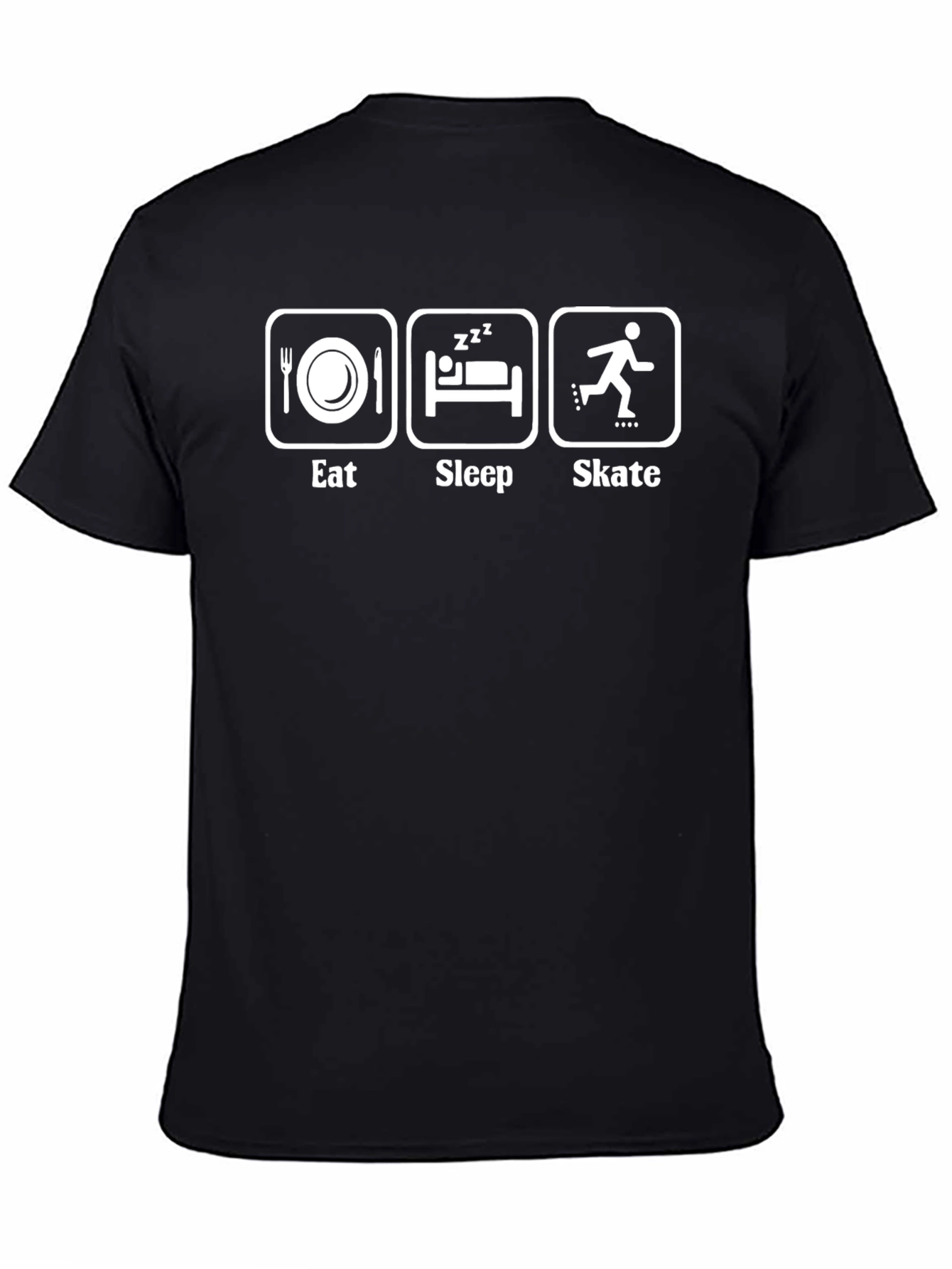 Eat Sleep Skate Black T-Shirt