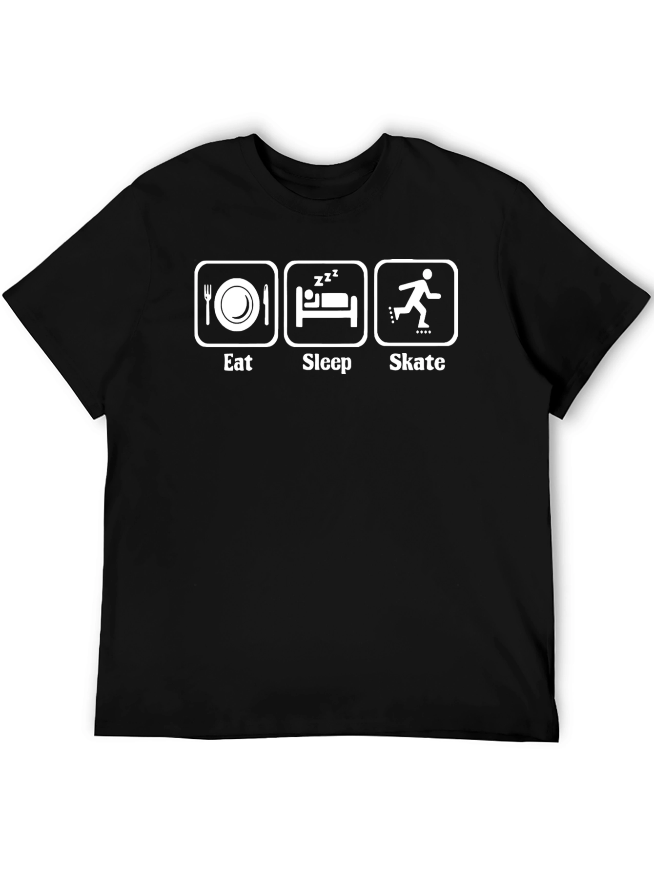 Eat Sleep Skate Black T-Shirt