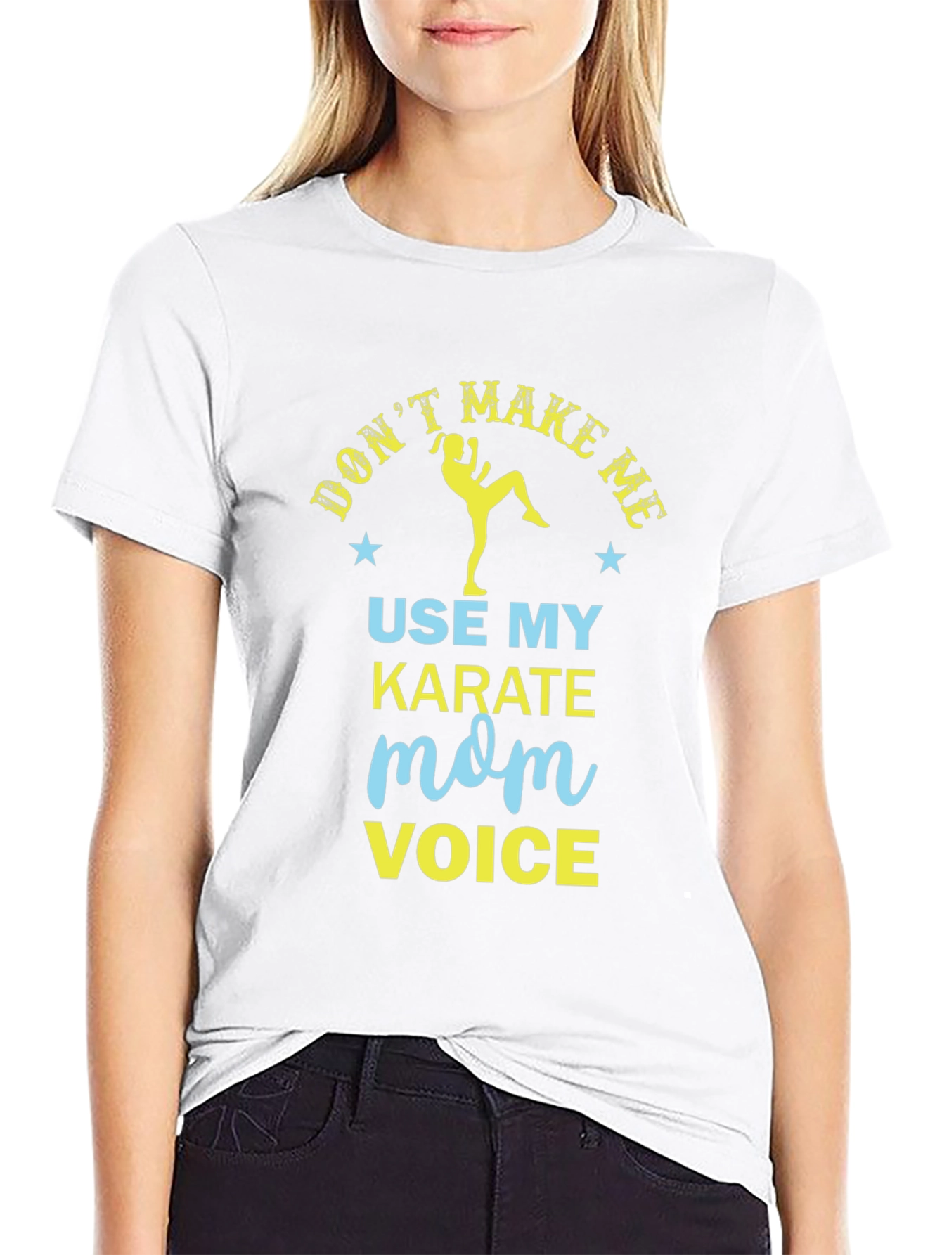Karate Mom T-Shirt - Novelty Graphic Tee