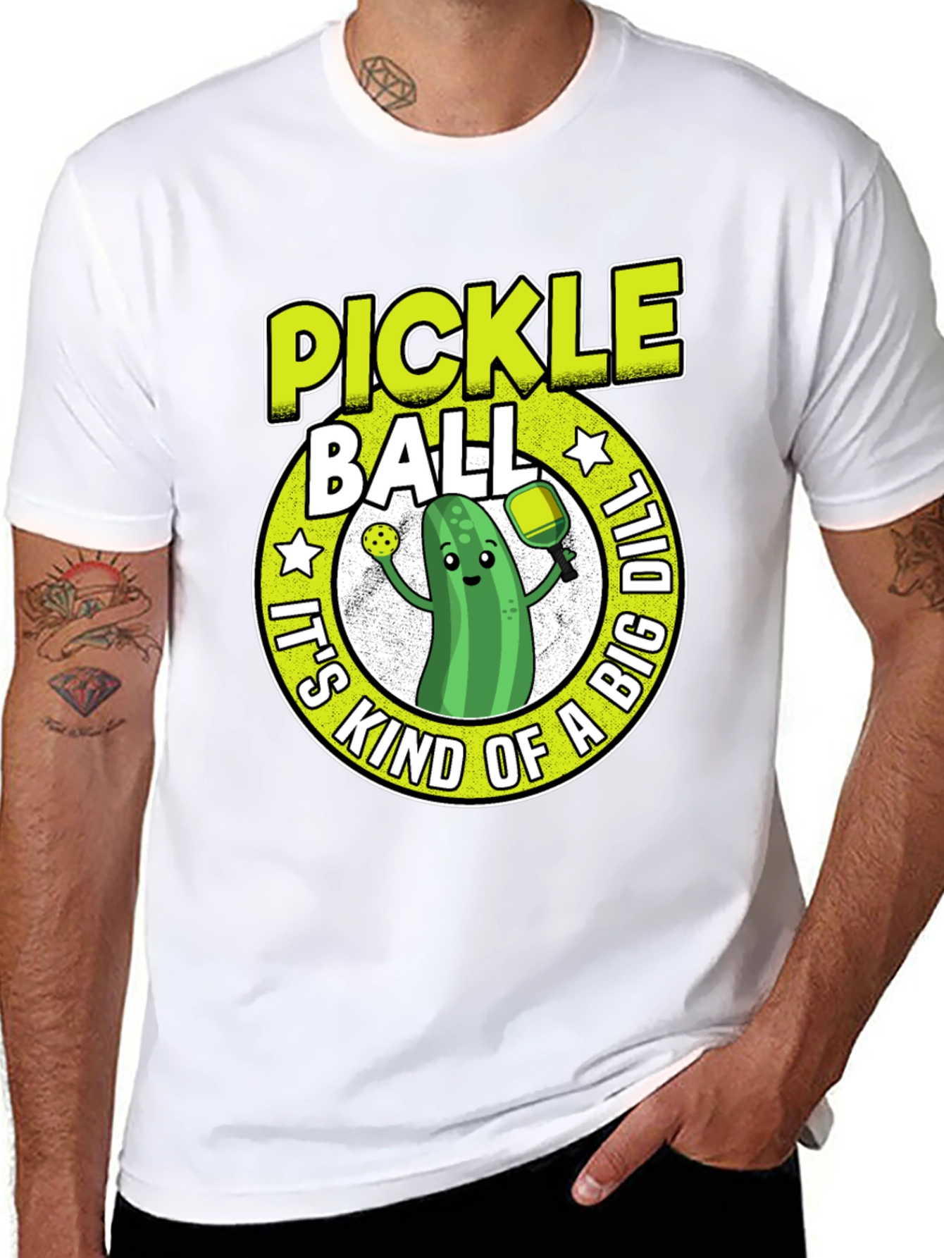 Pickleball T-Shirt: Its Kind of a Big Dill!