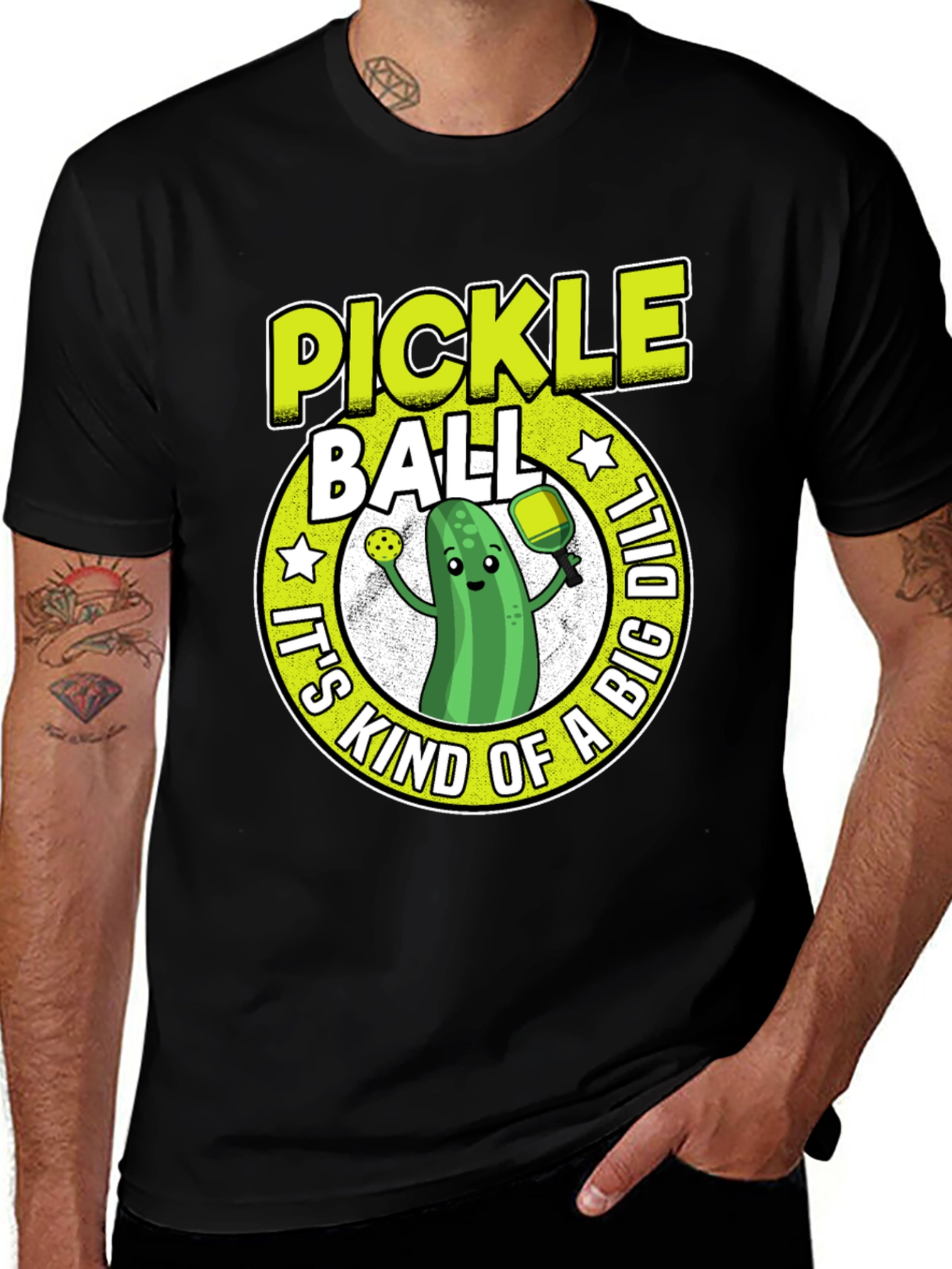 Pickleball T-Shirt: Its Kind of a Big Dill!