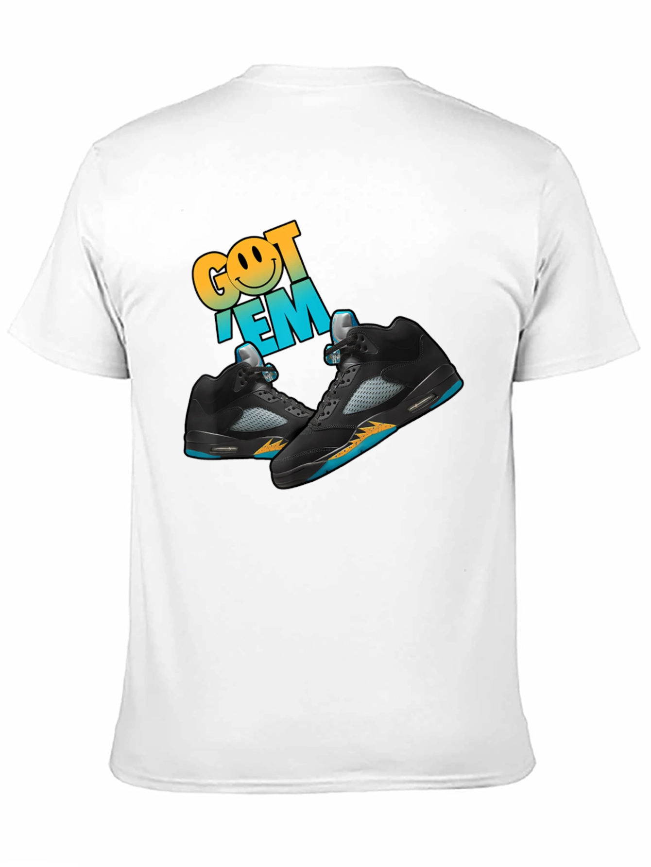 Got Em Sneaker Graphic Black T-Shirt