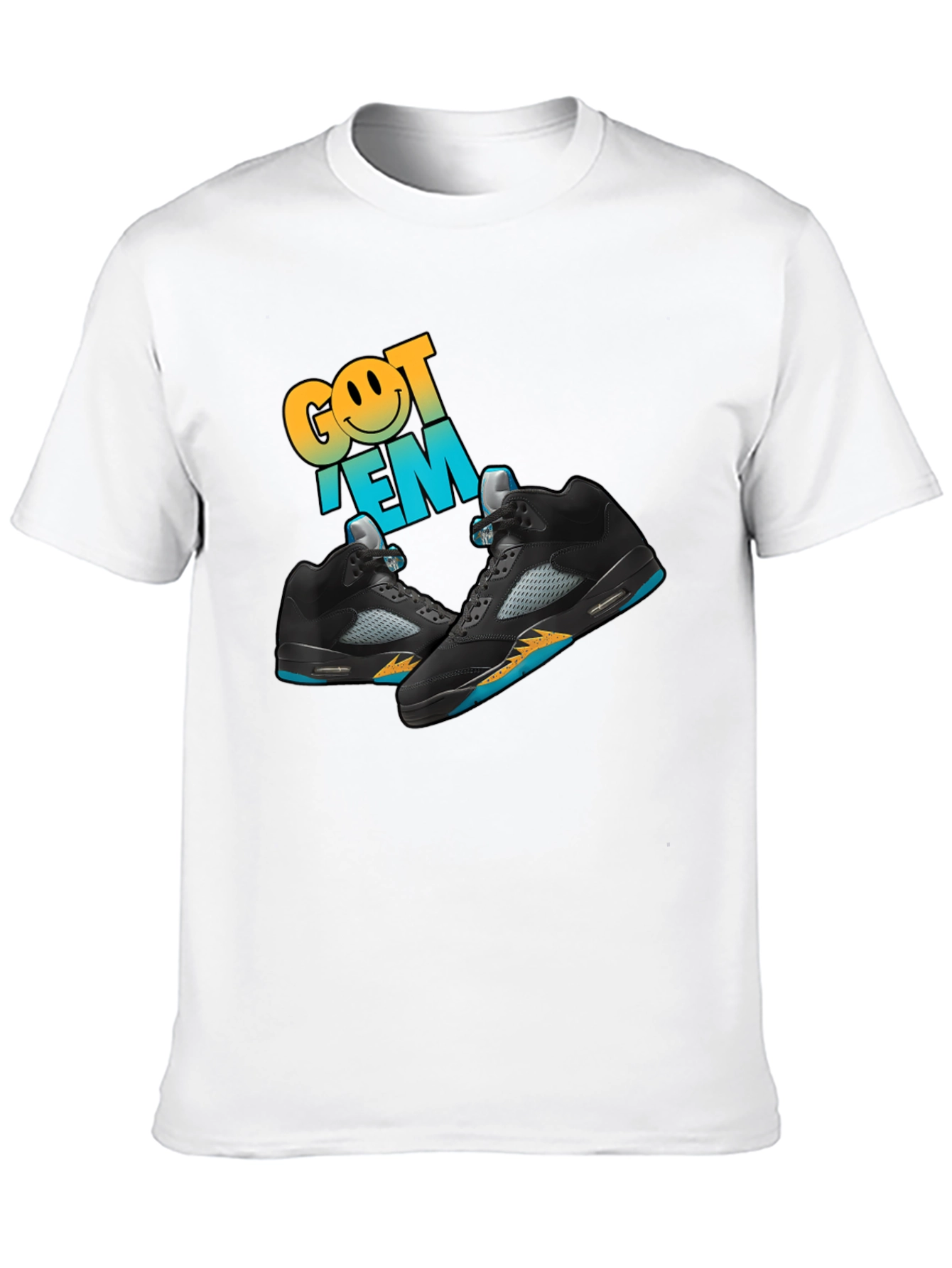 Got Em Sneaker Graphic Black T-Shirt