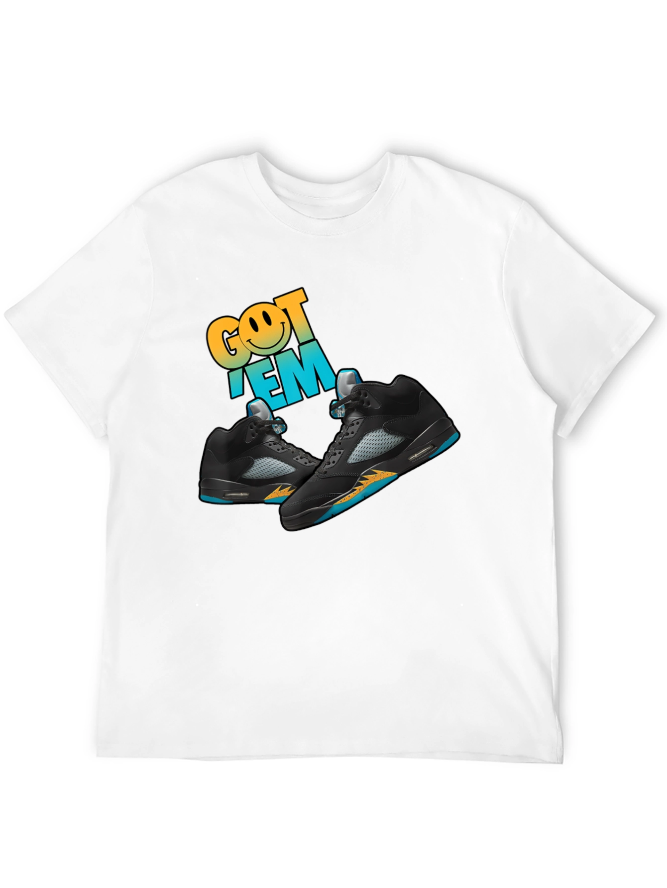 Got Em Sneaker Graphic Black T-Shirt