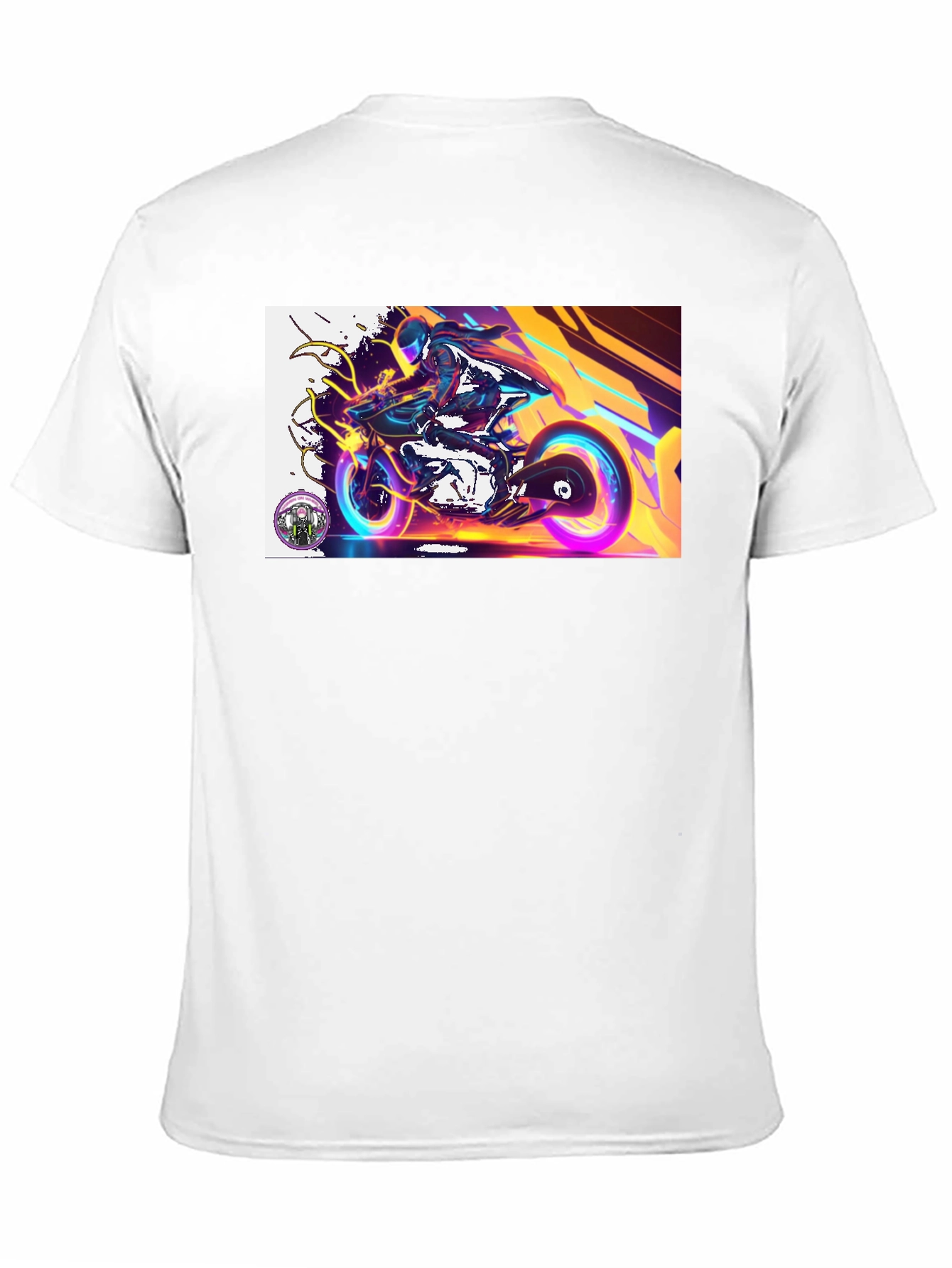 Neon Rider T-Shirt - Bold Graphic Tee