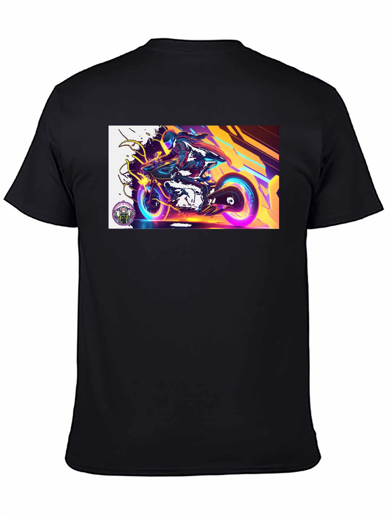 Neon Rider T-Shirt - Bold Graphic Tee