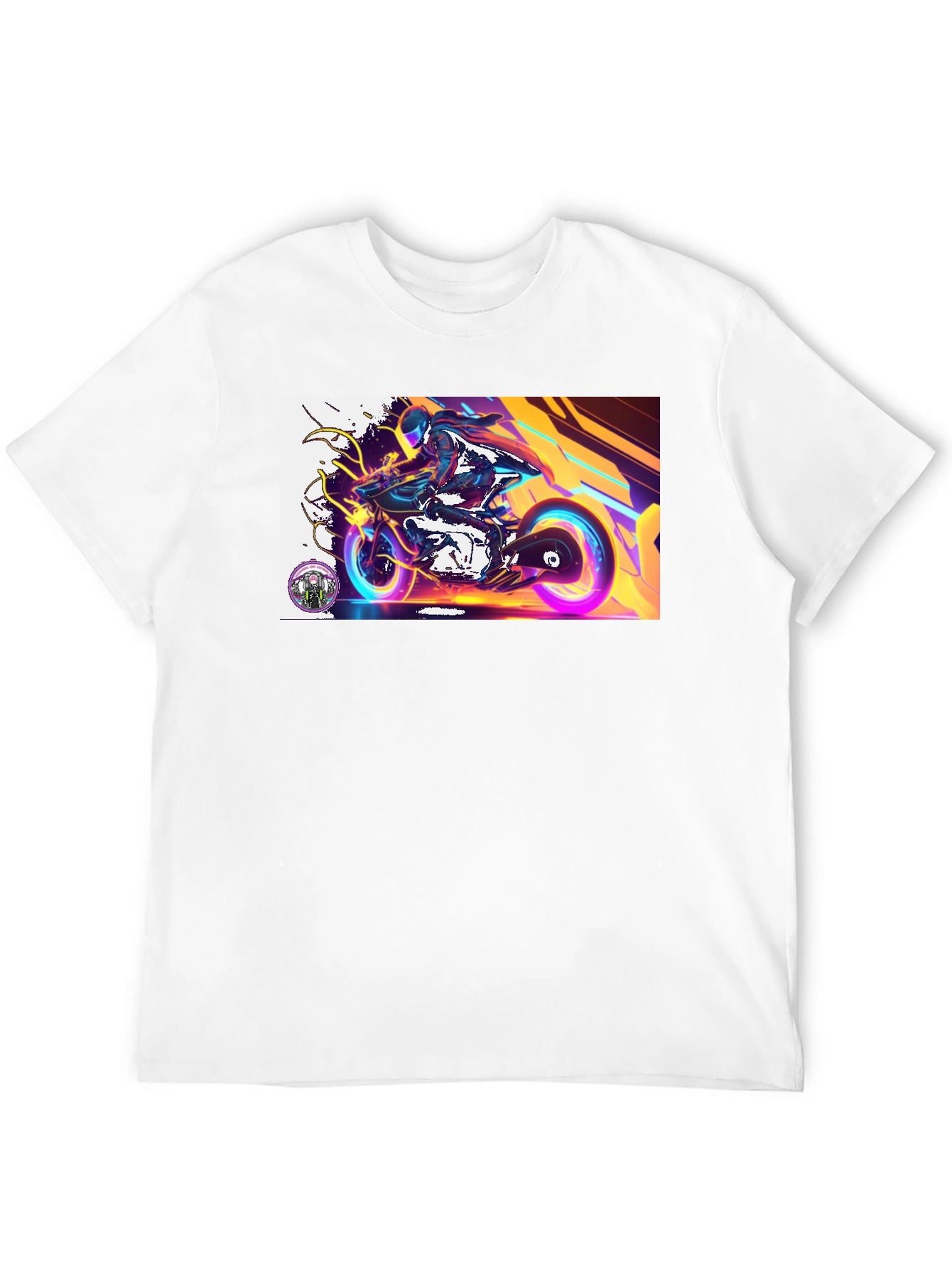 Neon Rider T-Shirt - Bold Graphic Tee
