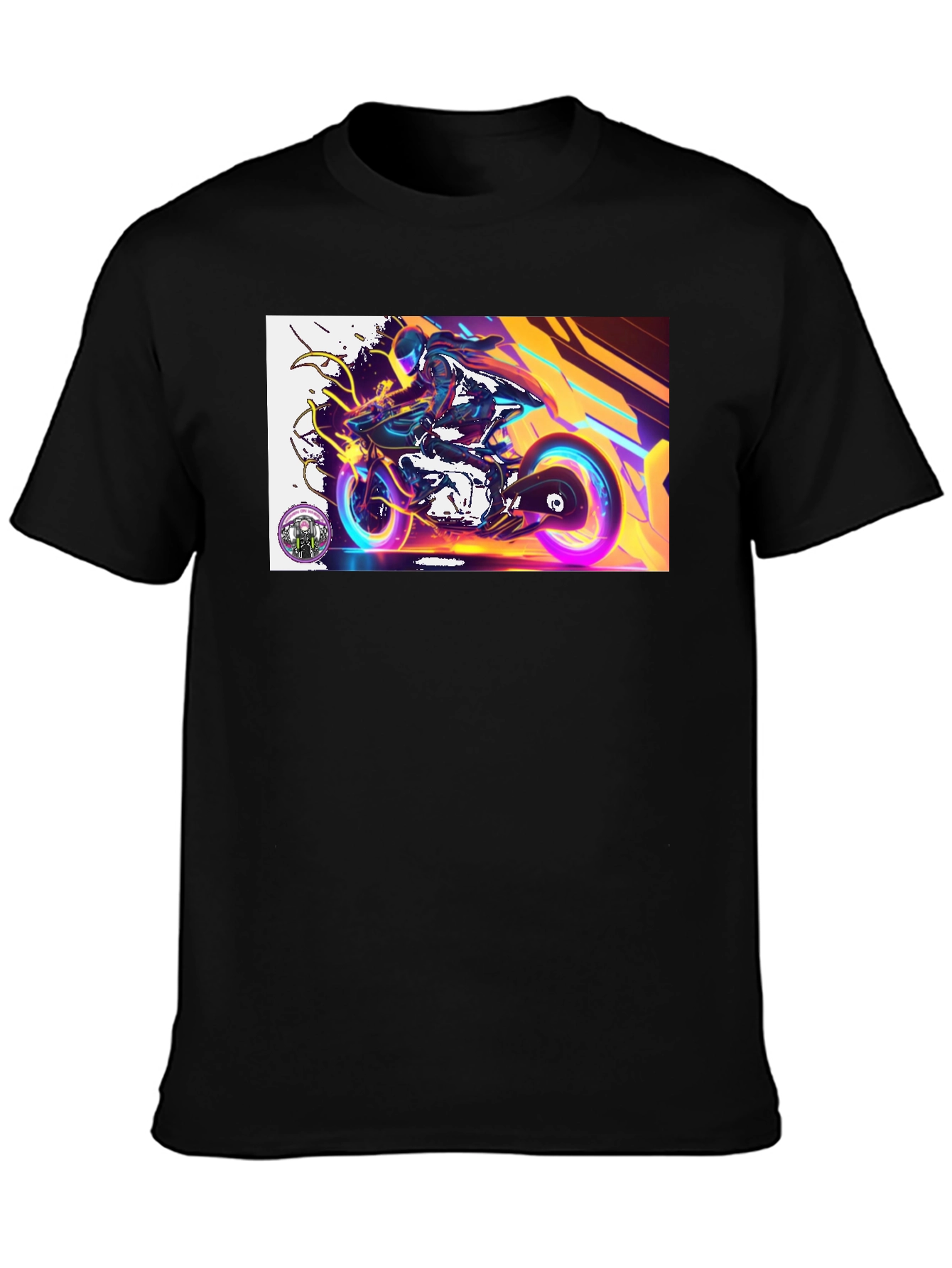 Neon Rider T-Shirt - Bold Graphic Tee