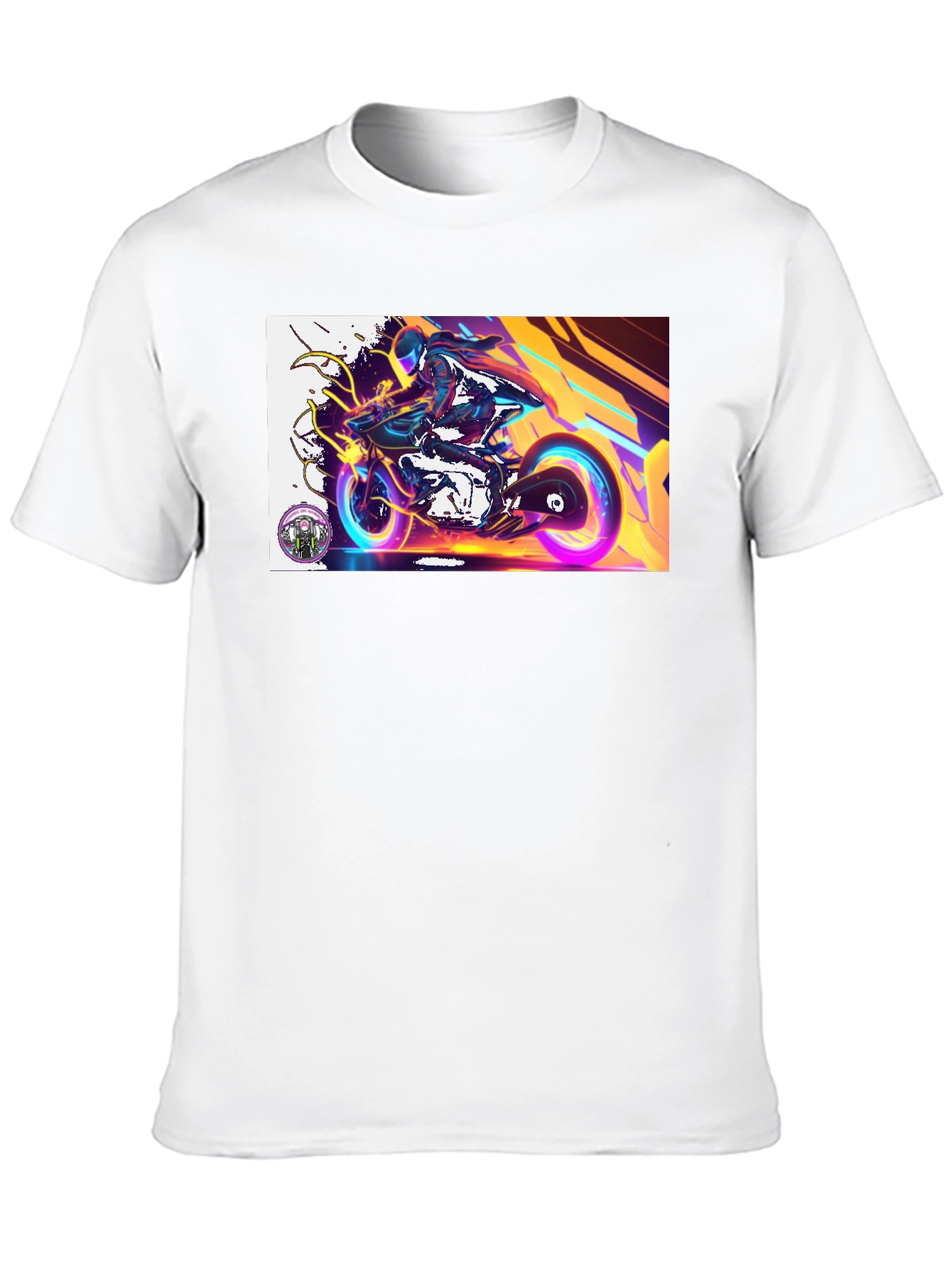 Neon Rider T-Shirt - Bold Graphic Tee