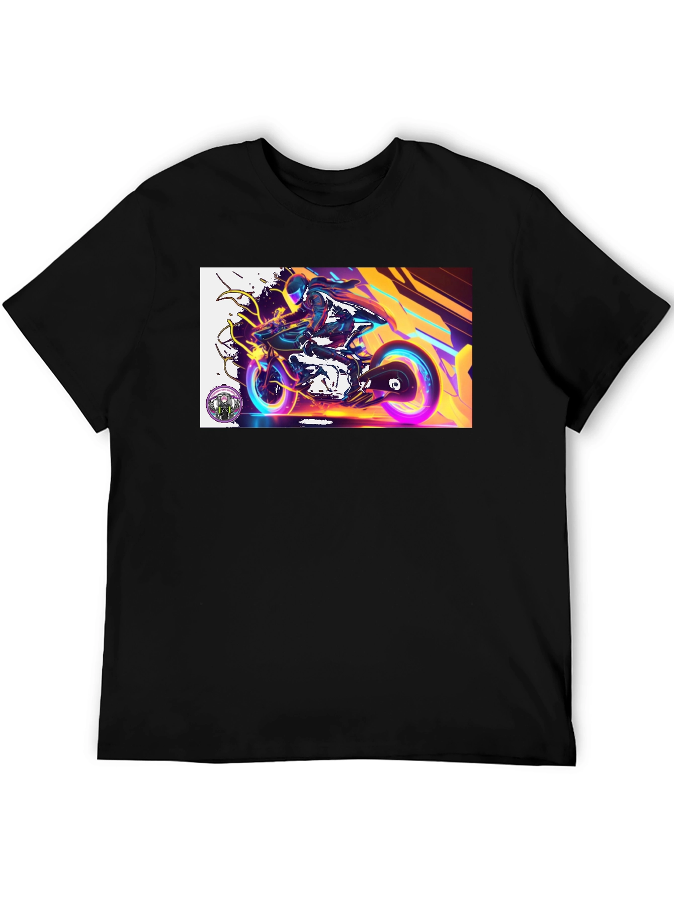 Neon Rider T-Shirt - Bold Graphic Tee