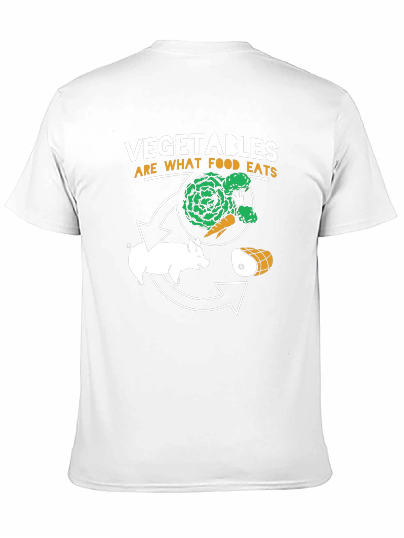 Vegetable Cycle T-Shirt - Food Chain Humor